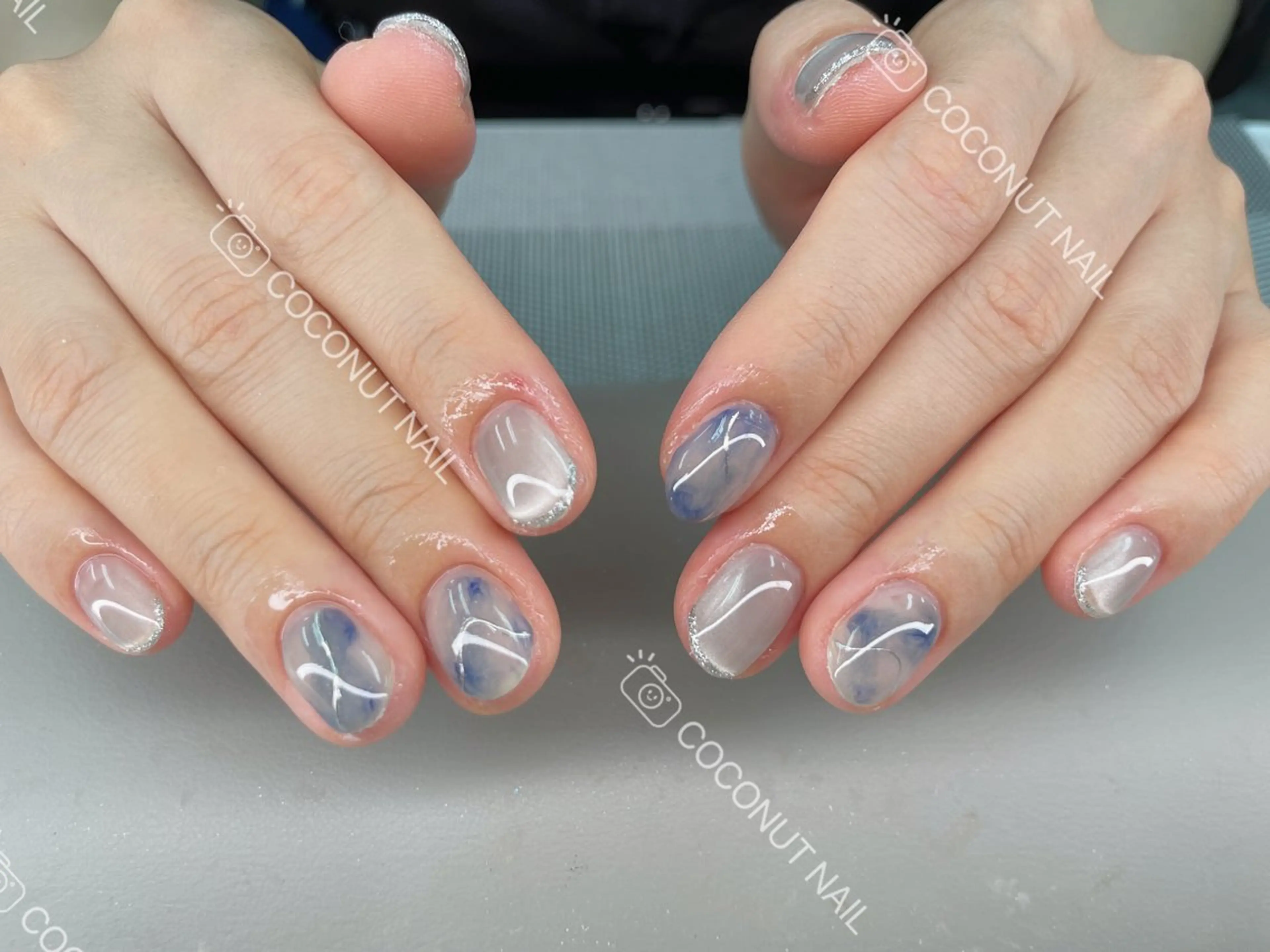 ネイル ハンドネイル 神田 ココナッツのネイルデザイン