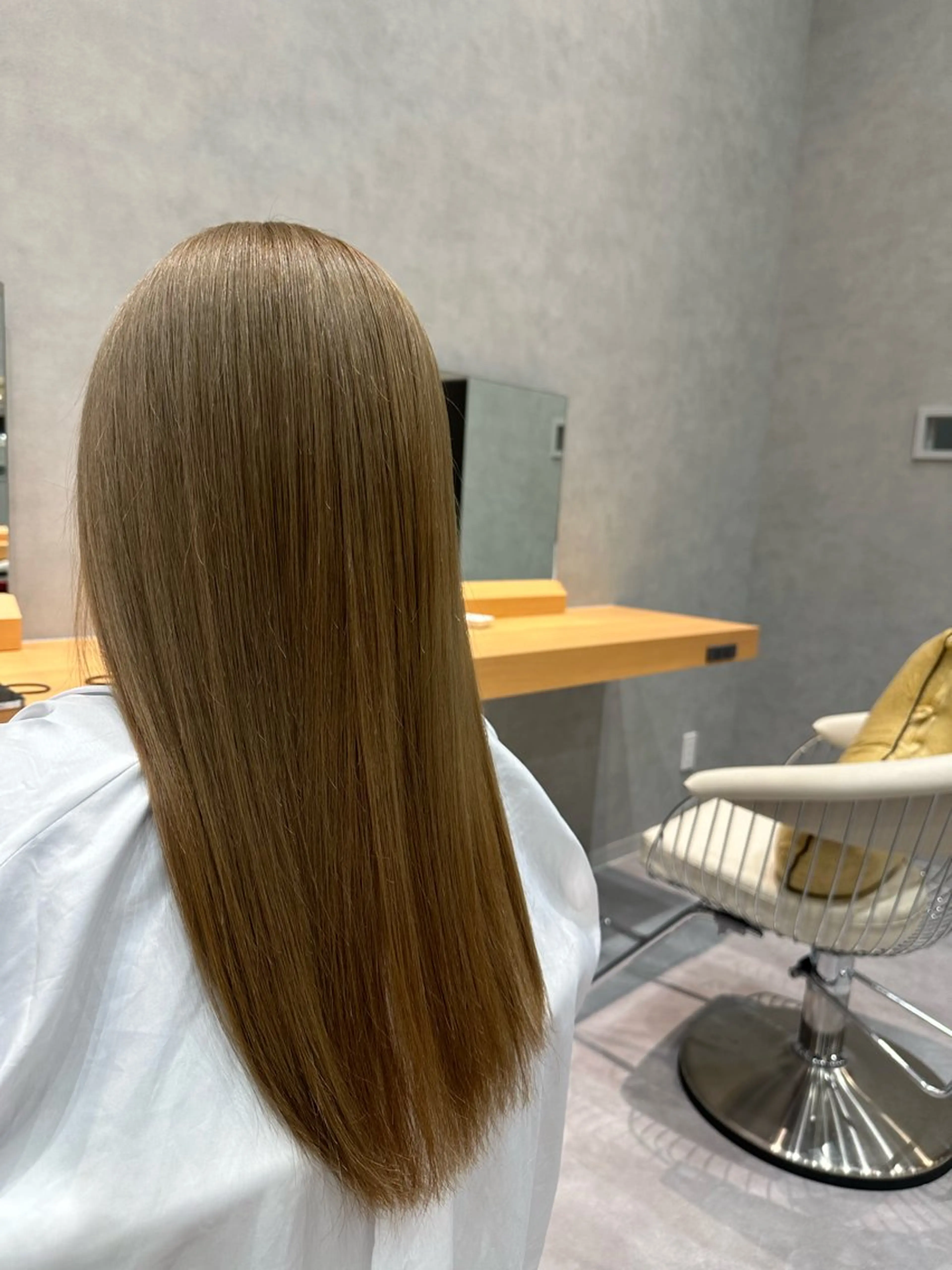 ロング 森 沙織のヘアスタイル