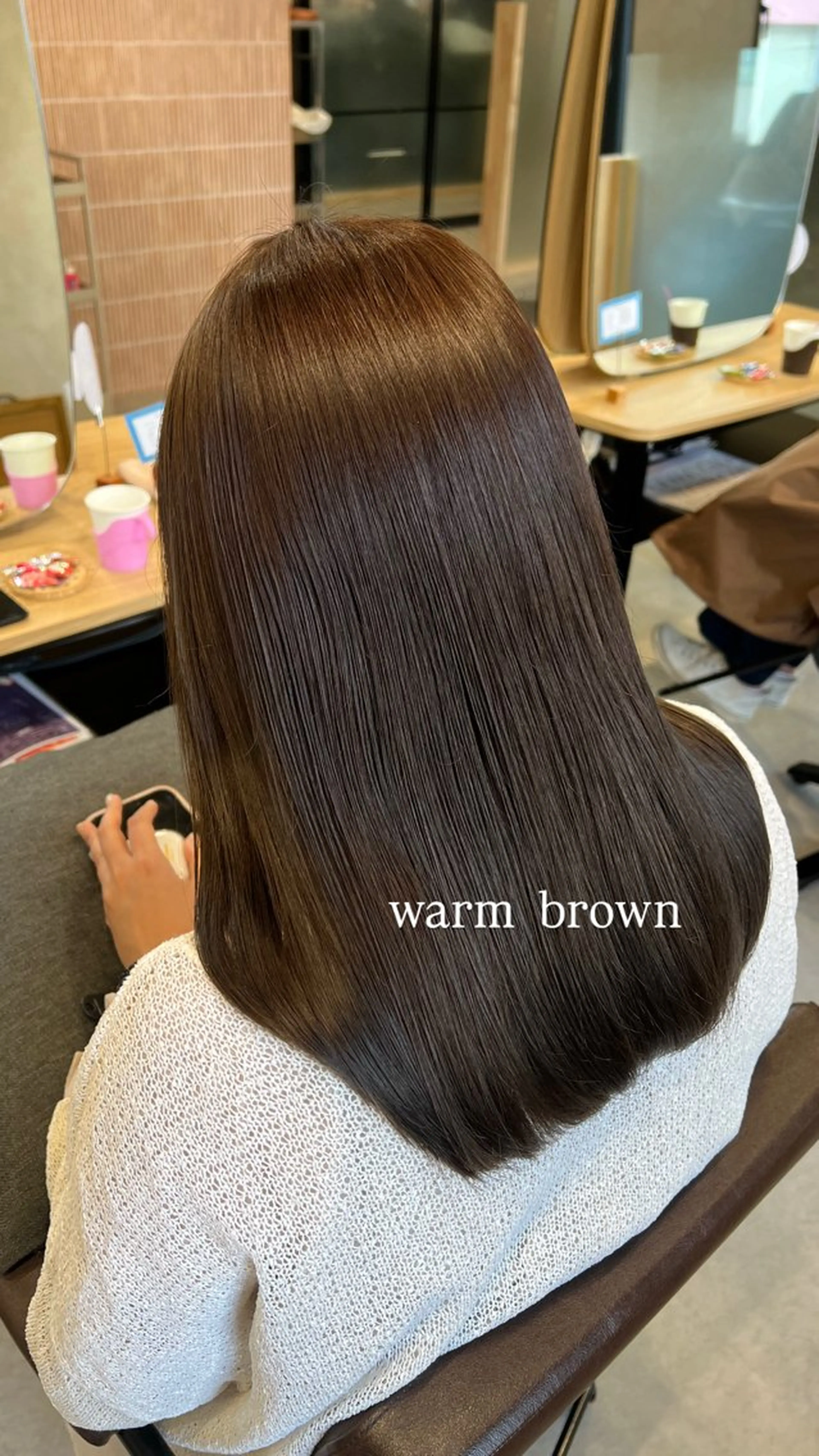 ミディアム カラー 髪質改善 カット ヘアカラー トリートメント 梅田/ 髪質改善/ 似合わせ/RINKAのヘアスタイル