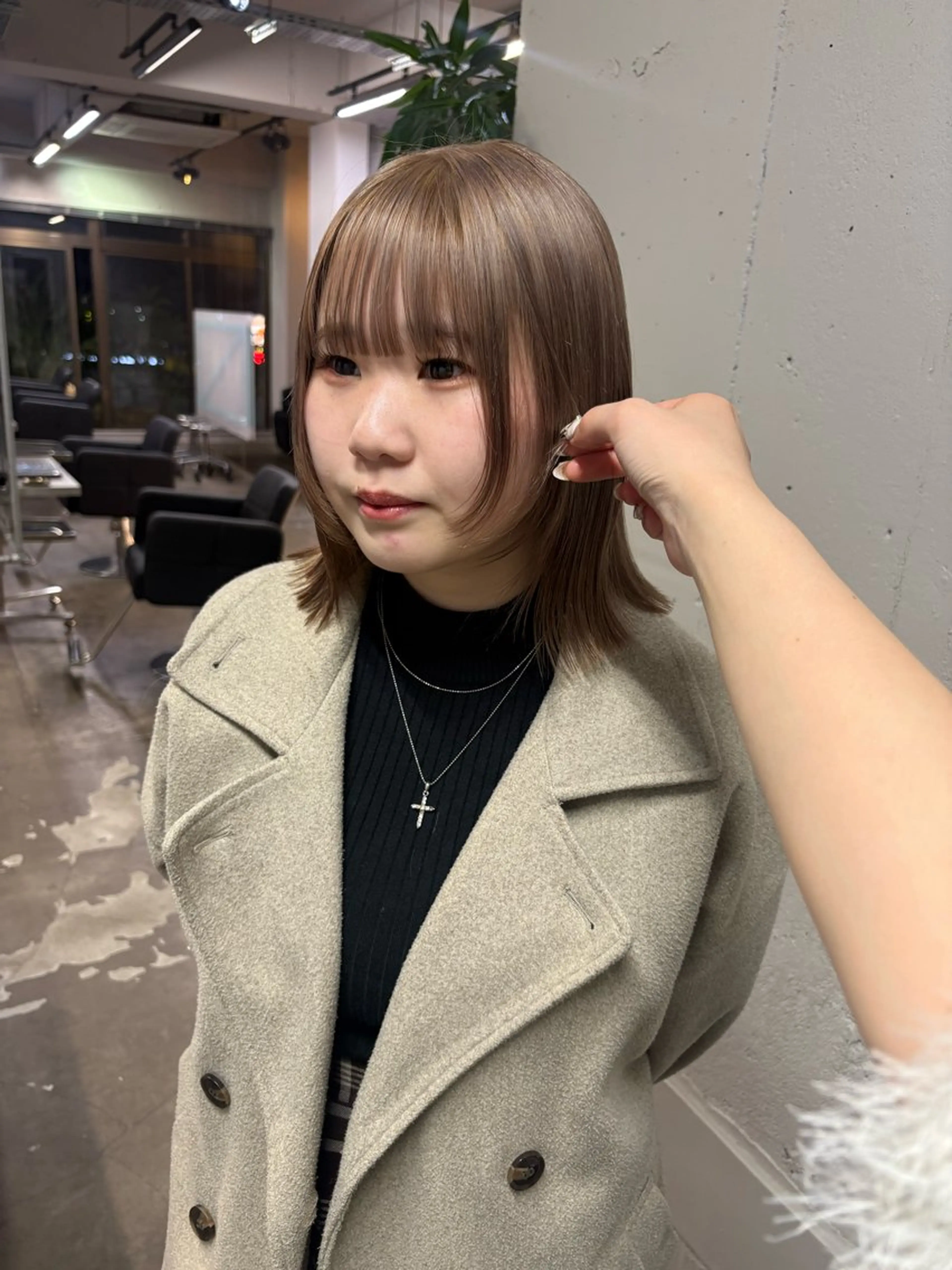 カラー ヘアカラー ハイトーン レイヤー🎀meiのヘアスタイル