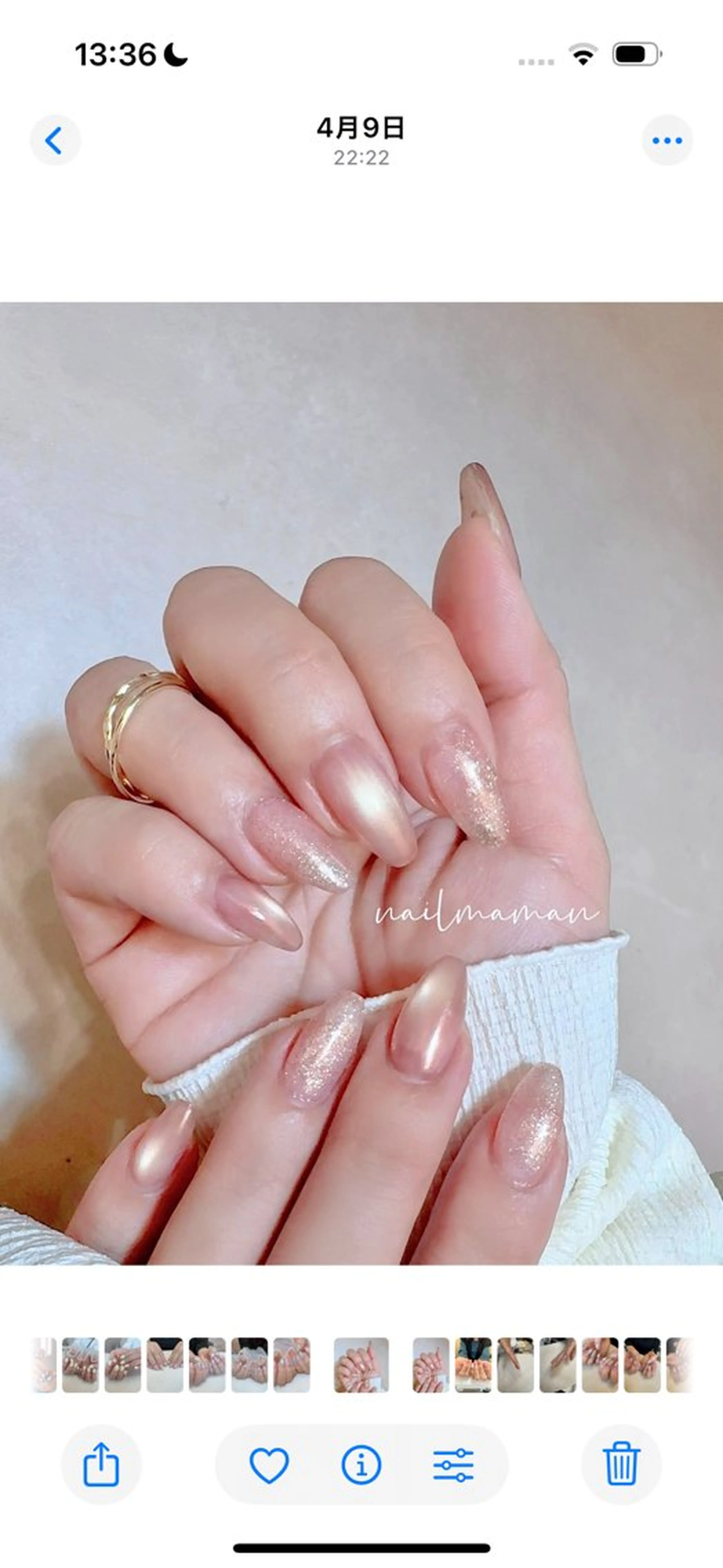 ネイル フラッシュネイル マグネットネイル ミラーネイル 持ち込み nailmaman ネイルママンのネイルデザイン