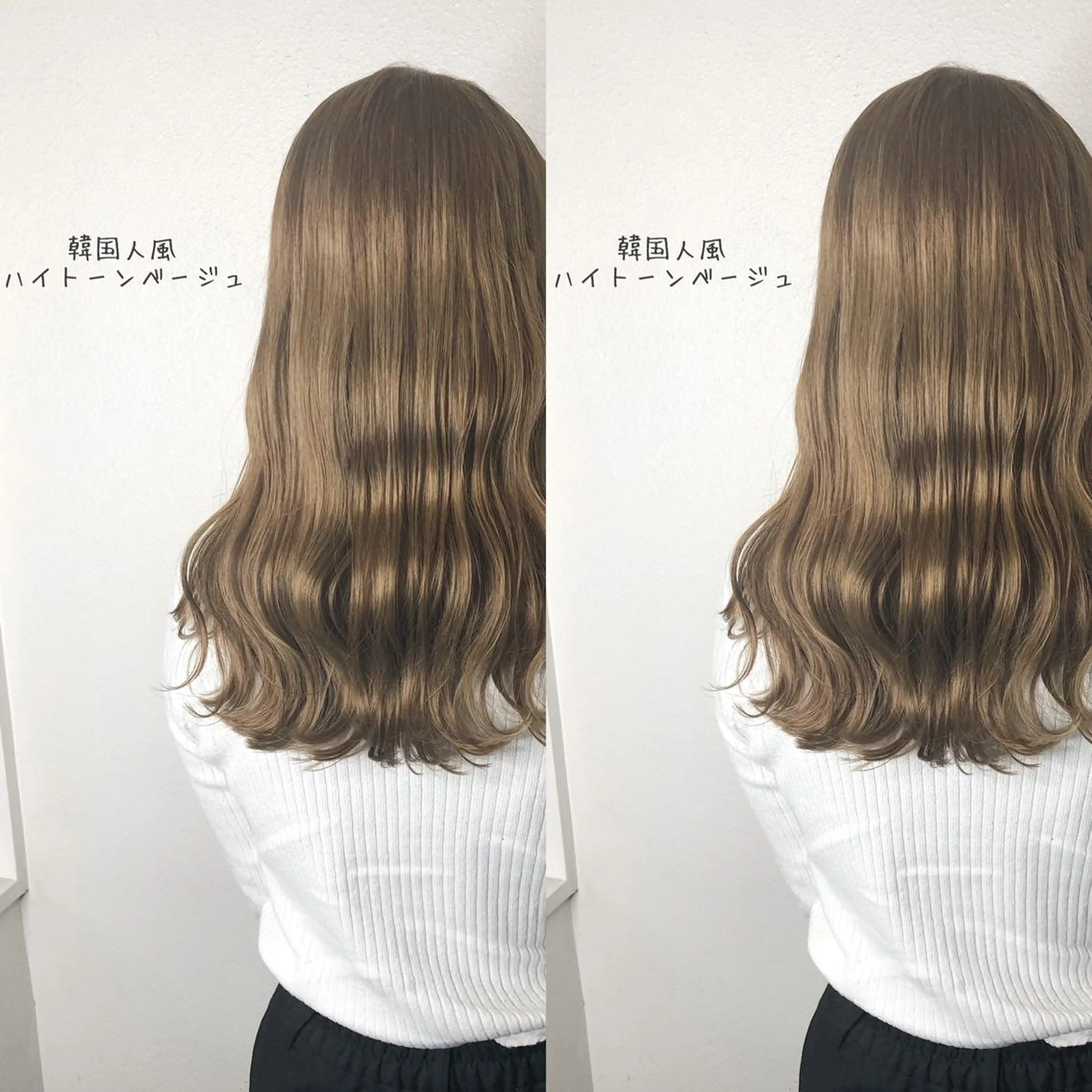 ミディアム カラー ブリーチ あさだ しゅうたろうのヘアスタイル