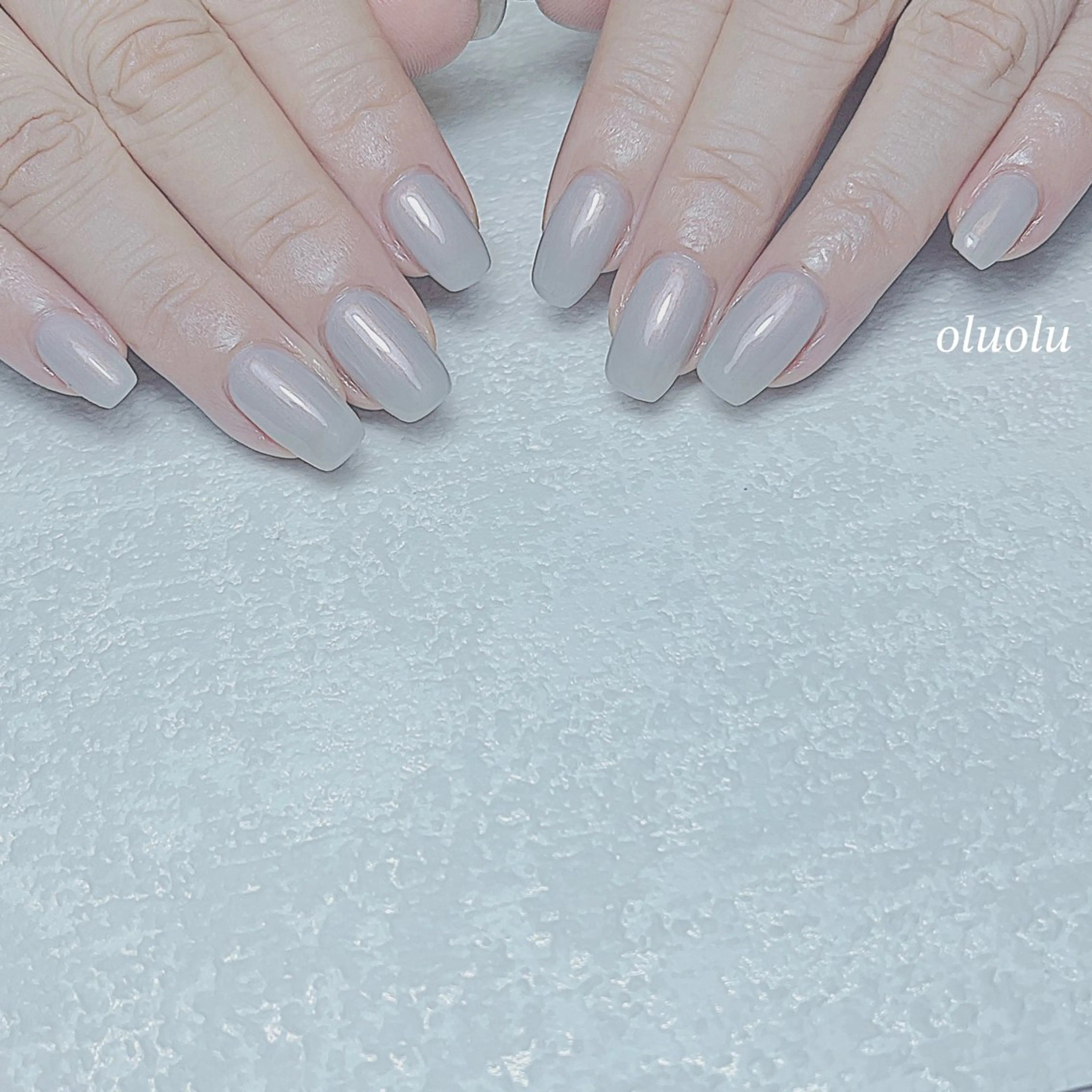 ネイル アートネイル フットネイル ニュアンスネイル オフィスネイル ワンカラーネイル 大村 紬華のネイルデザイン