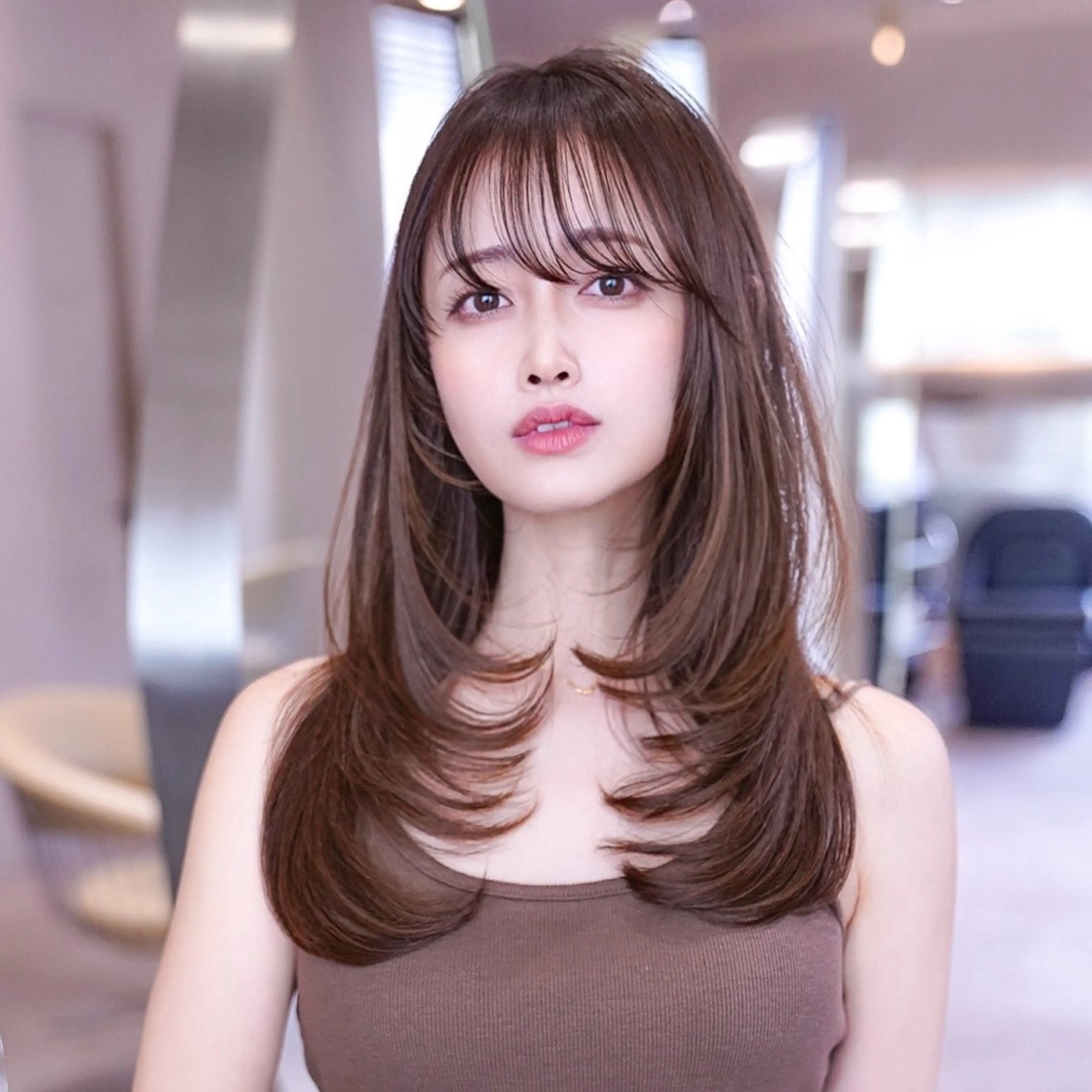 ロング カット ヘアカラー トリートメント 渋谷/韓国レイヤー 艶カラー特化マサキのヘアスタイル