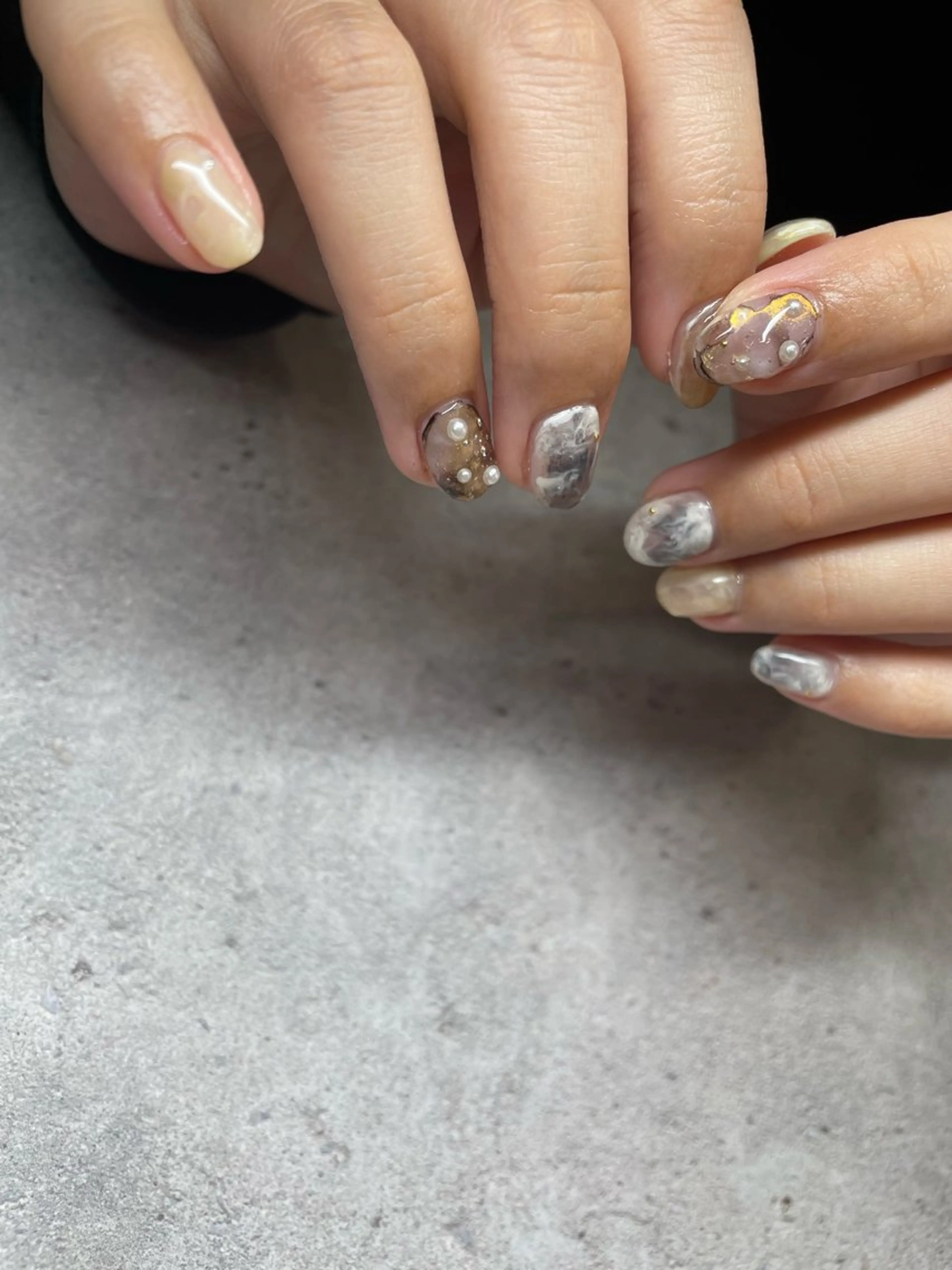 ネイル ハンドネイル フットネイル 🌕akuri🌖 渋谷/nuanceのネイルデザイン