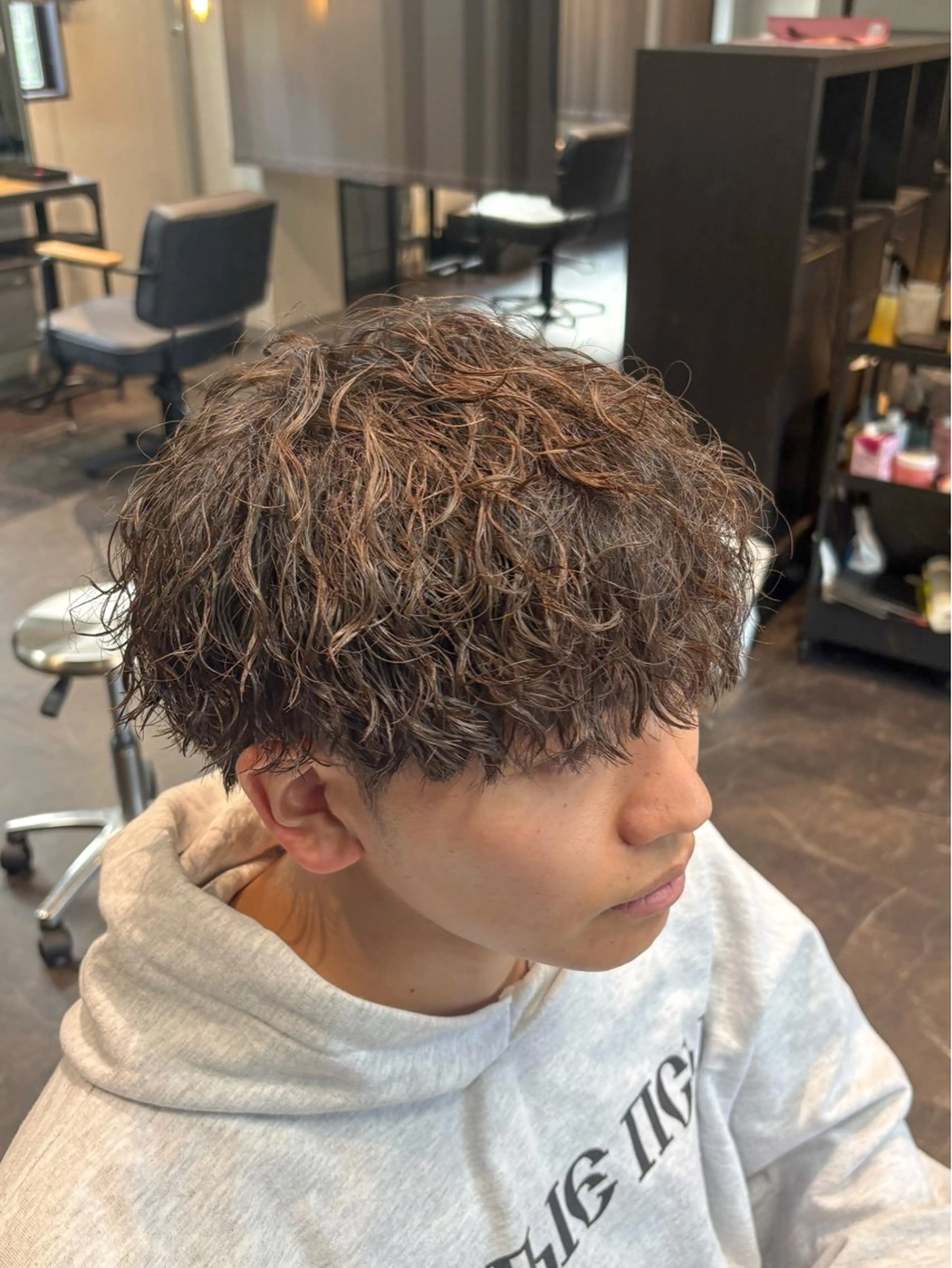 ショート カラー パーマ メンズ カット パーマ 🎧【パーマ師】 SOUMA🎧のヘアスタイル