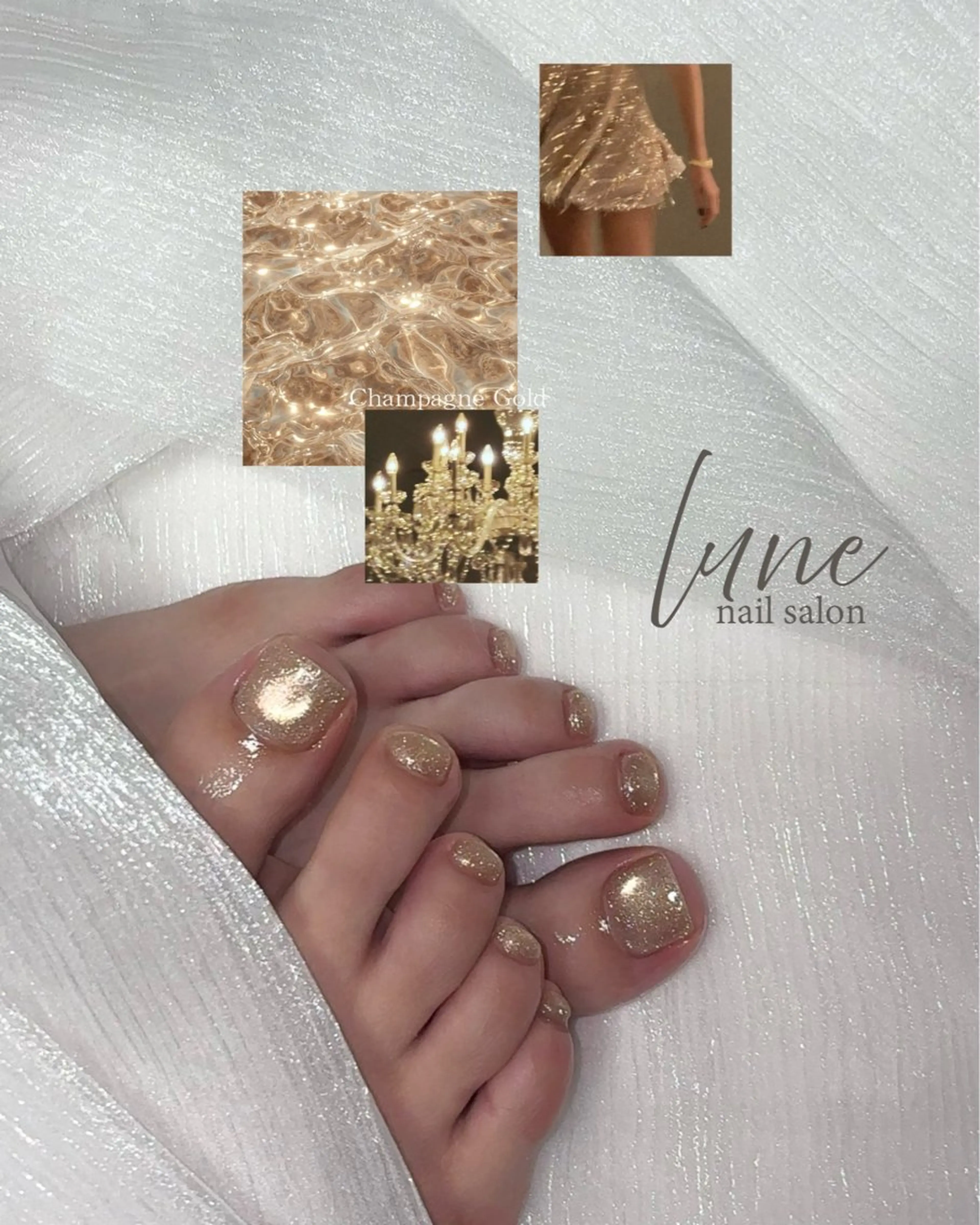 ネイル フットネイル nail salon luneのネイルデザイン