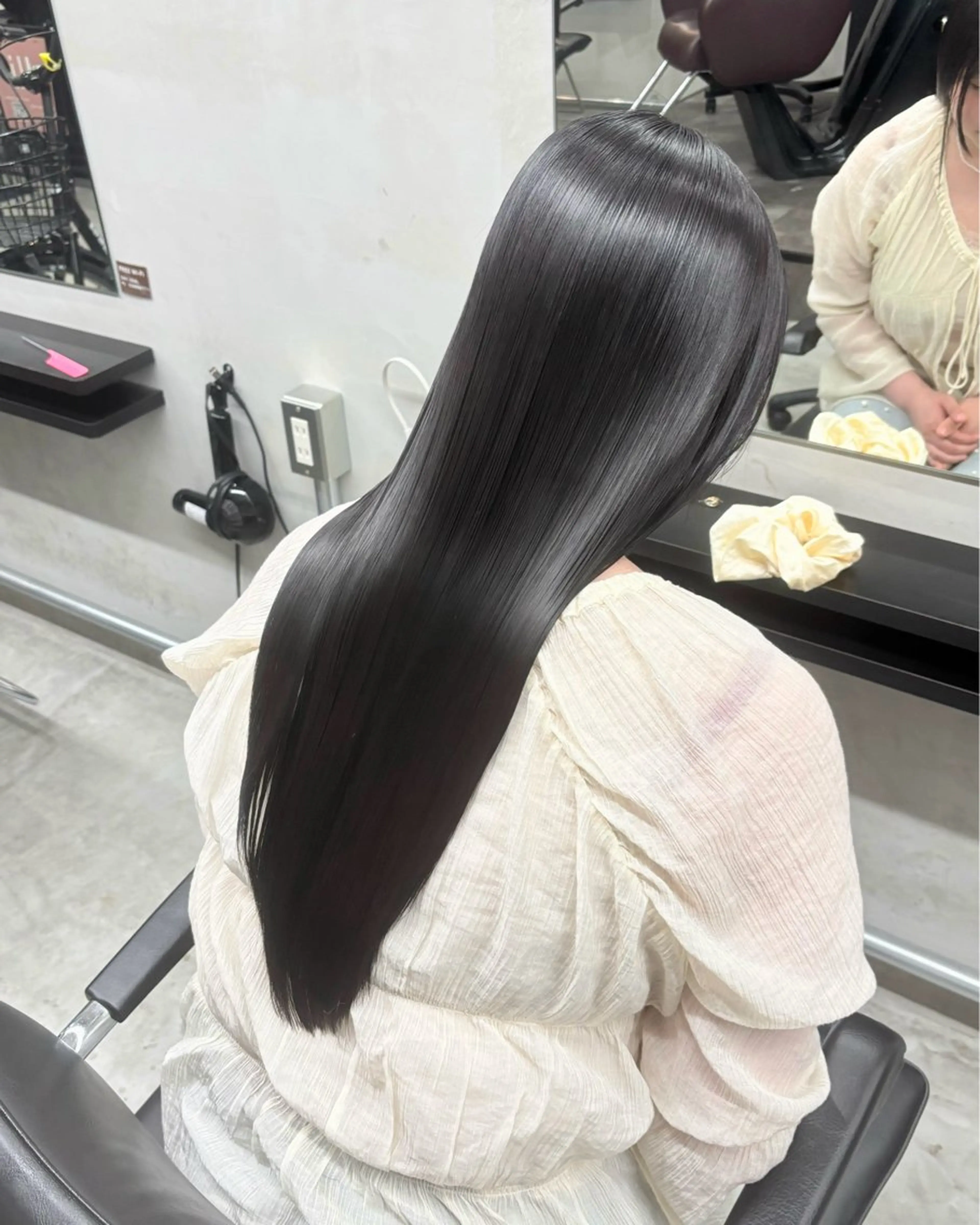 ロング パーマ カット 縮毛矯正 トリートメント メンズ特化×女性 施術◎清水 真之介のヘアスタイル