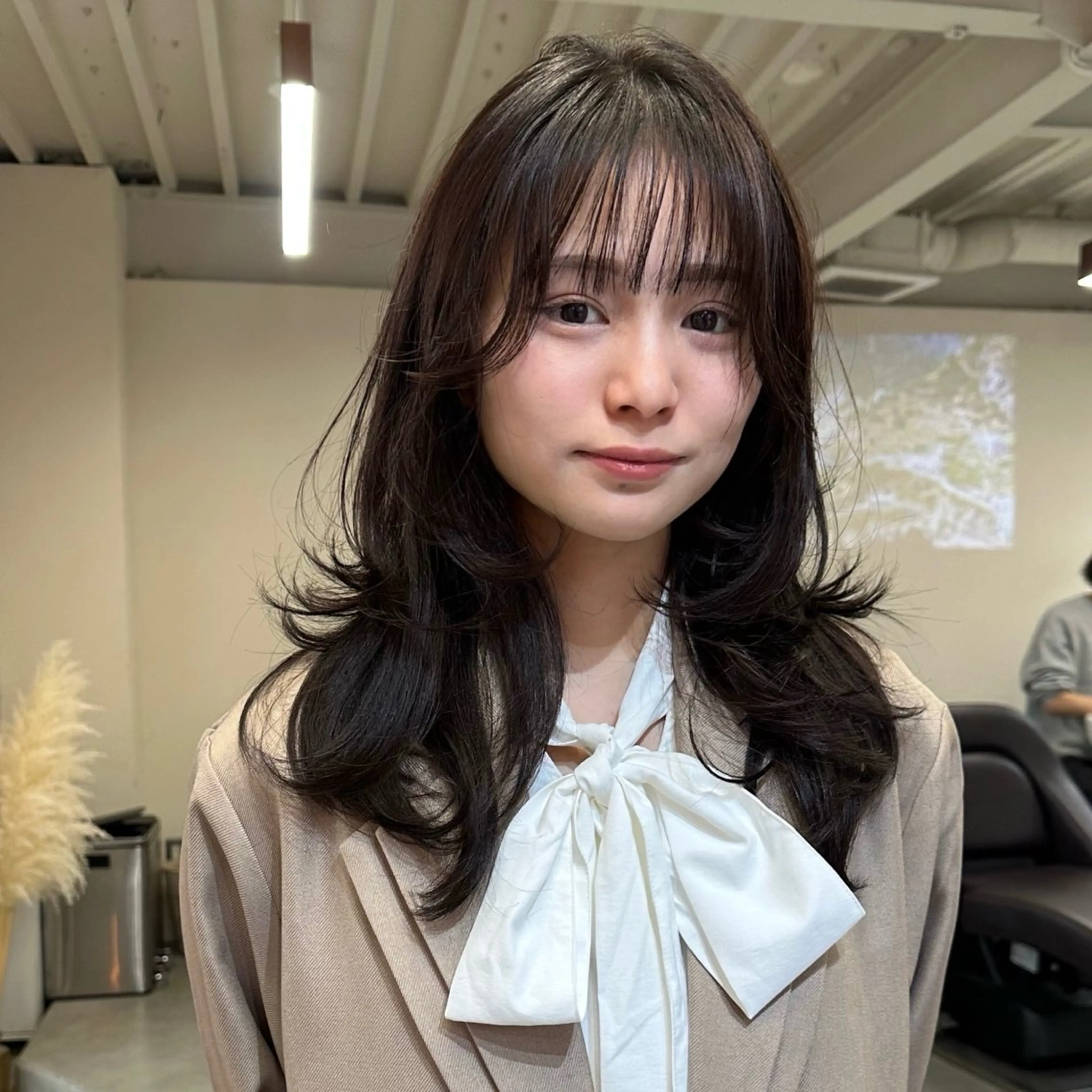 ミディアム カラー カット ヘアカラー トリートメント ハイトーン×似合わせ 🌱中川慎之介のヘアスタイル