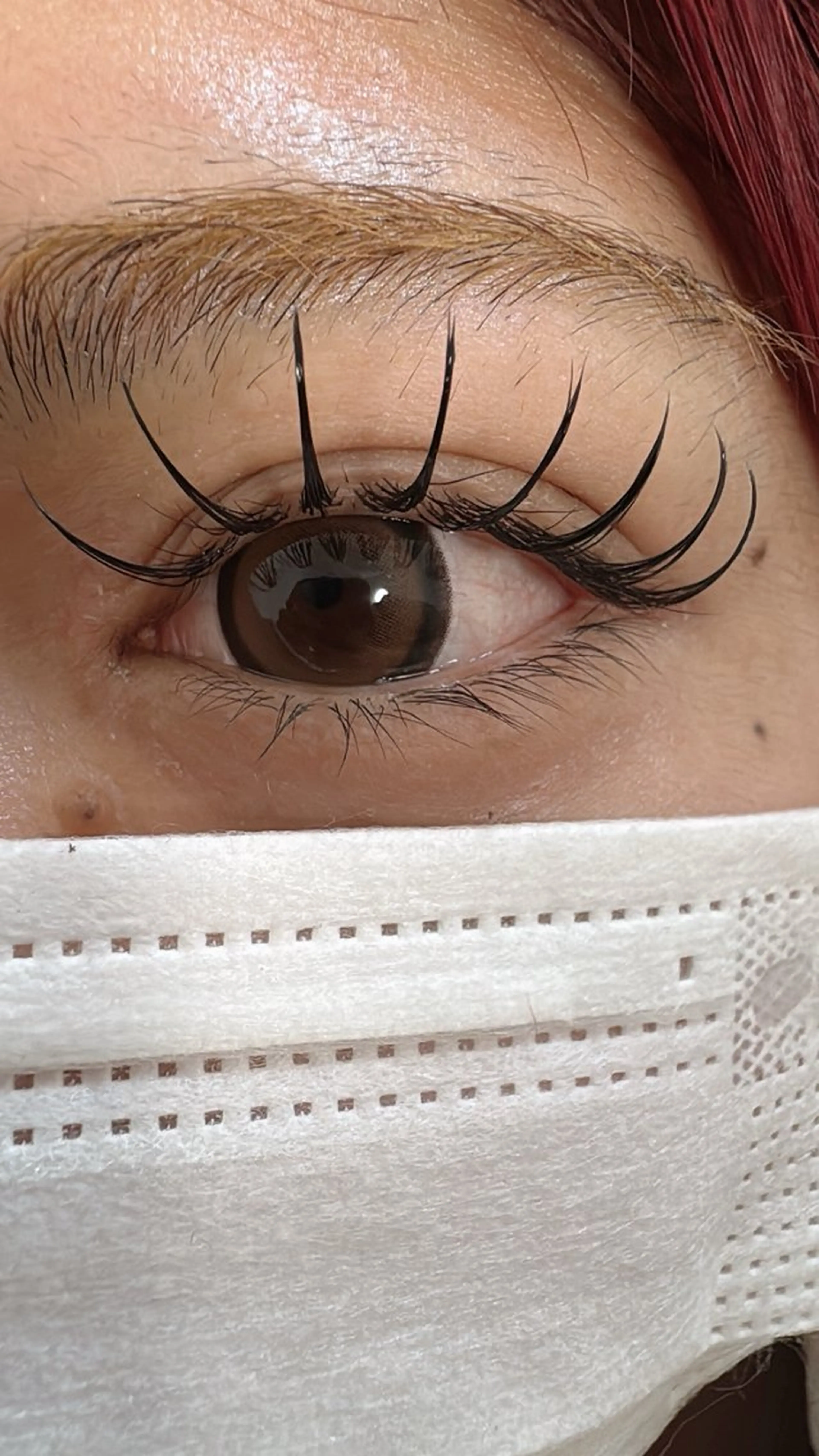 マツエク・マツパ 束感まつ毛 フラットラッシュ Lカール マツエク パリジェンヌ マツエク専門店　玲子のマツエク・マツパデザイン