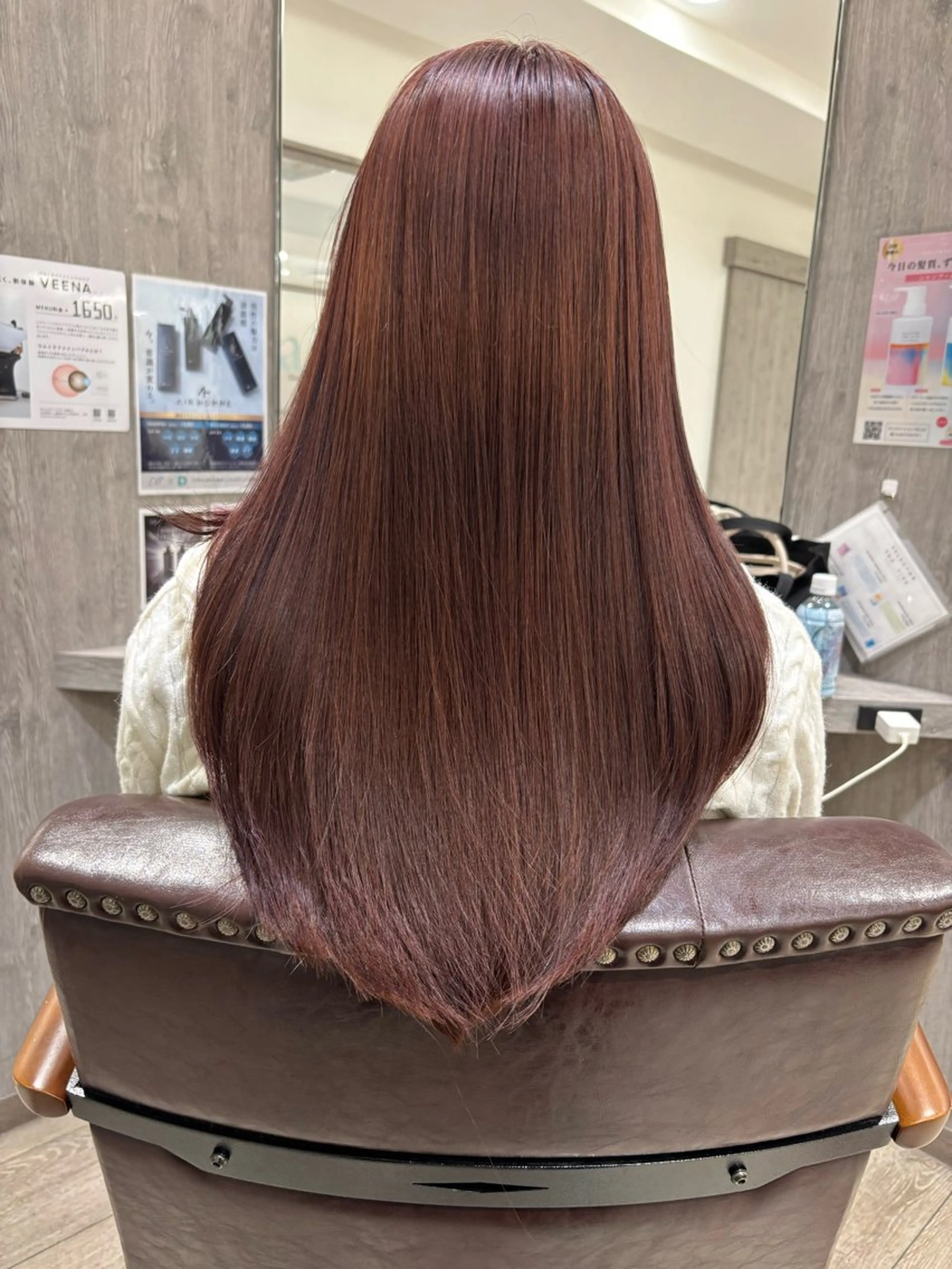 セミロング カット ヘアカラー トリートメント 青木 翔海のヘアスタイル