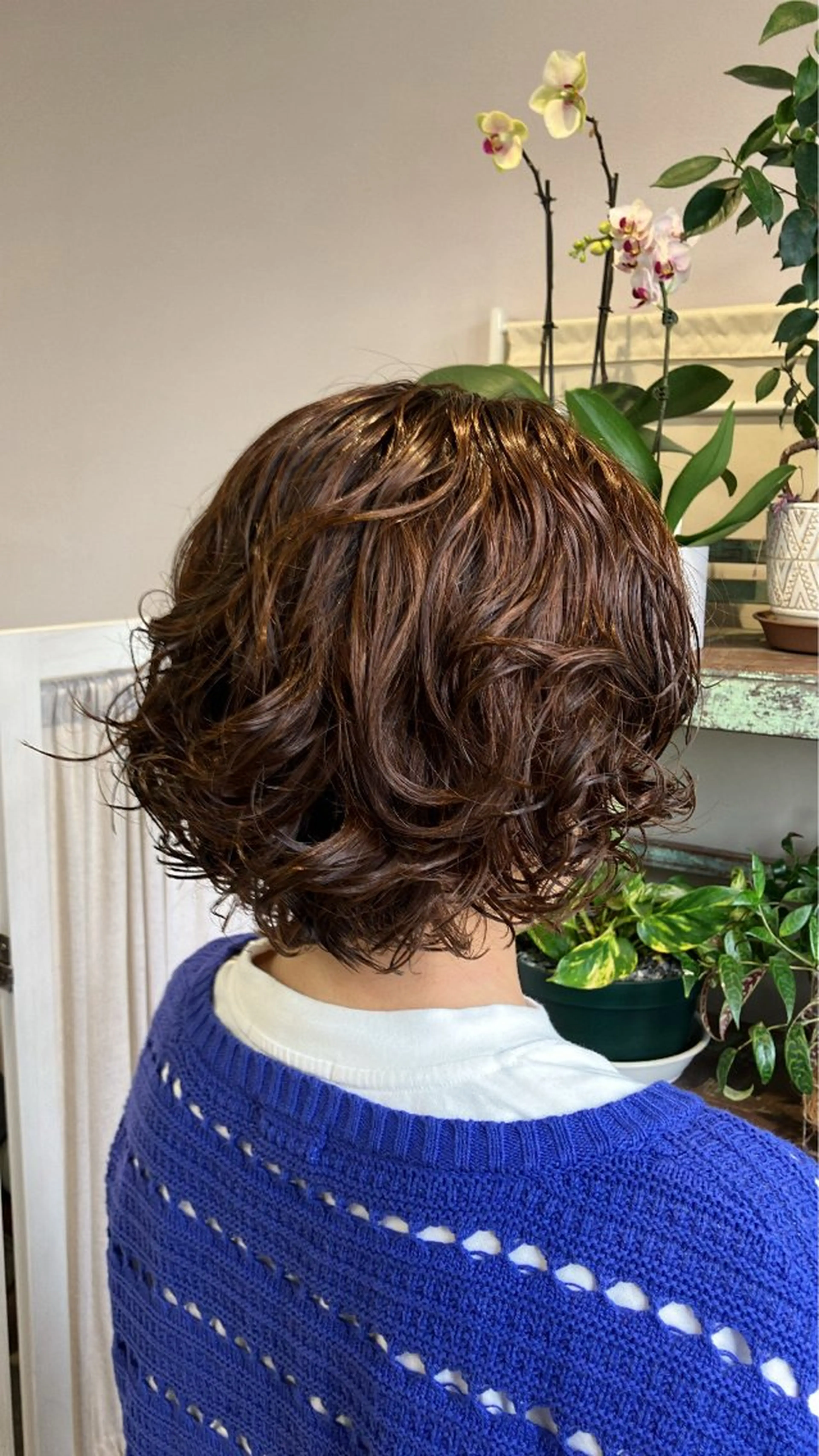 ミディアム 河本 正美のヘアスタイル