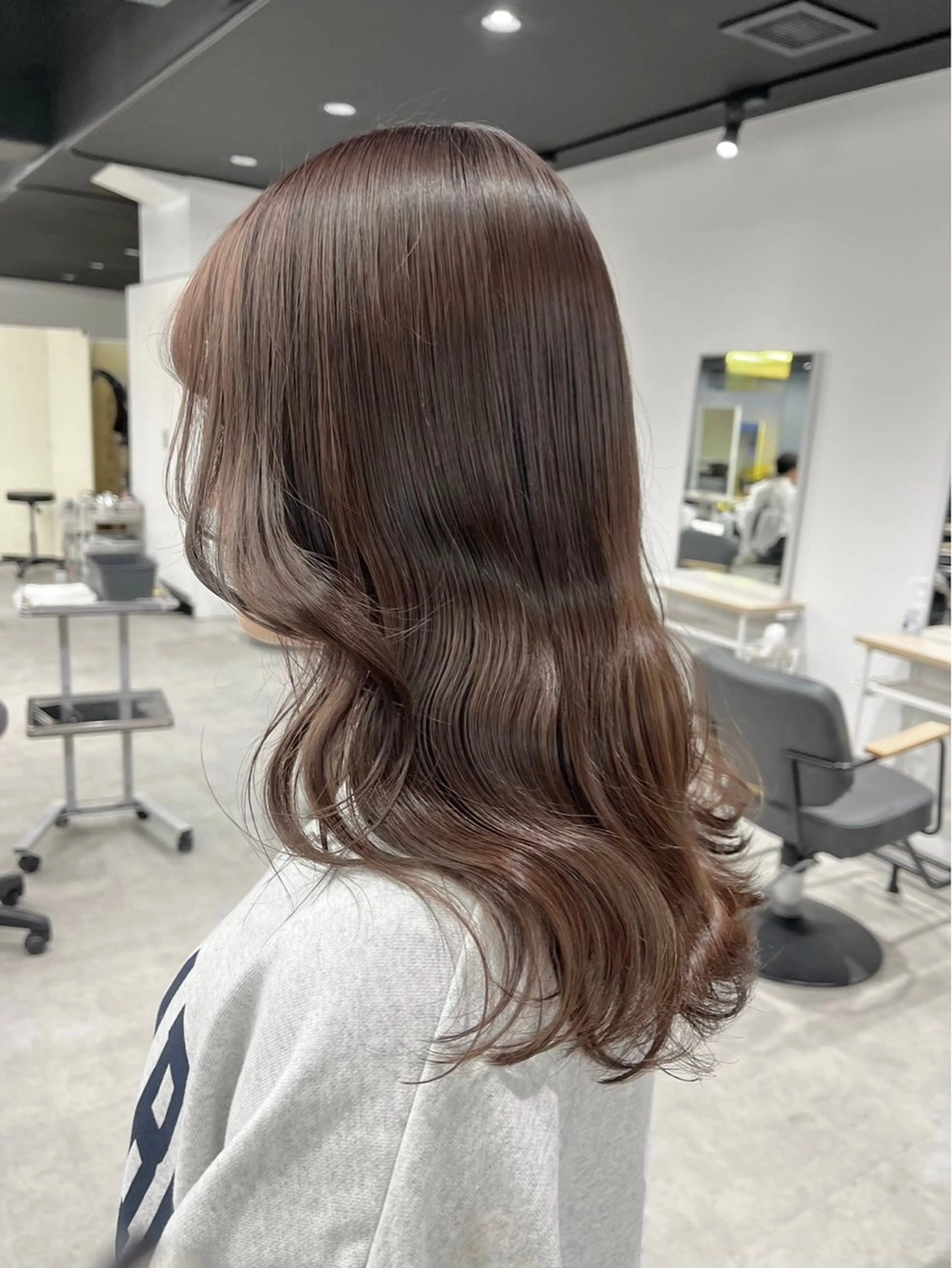 セミロング ARISA︎ メンズハイトーンのヘアスタイル