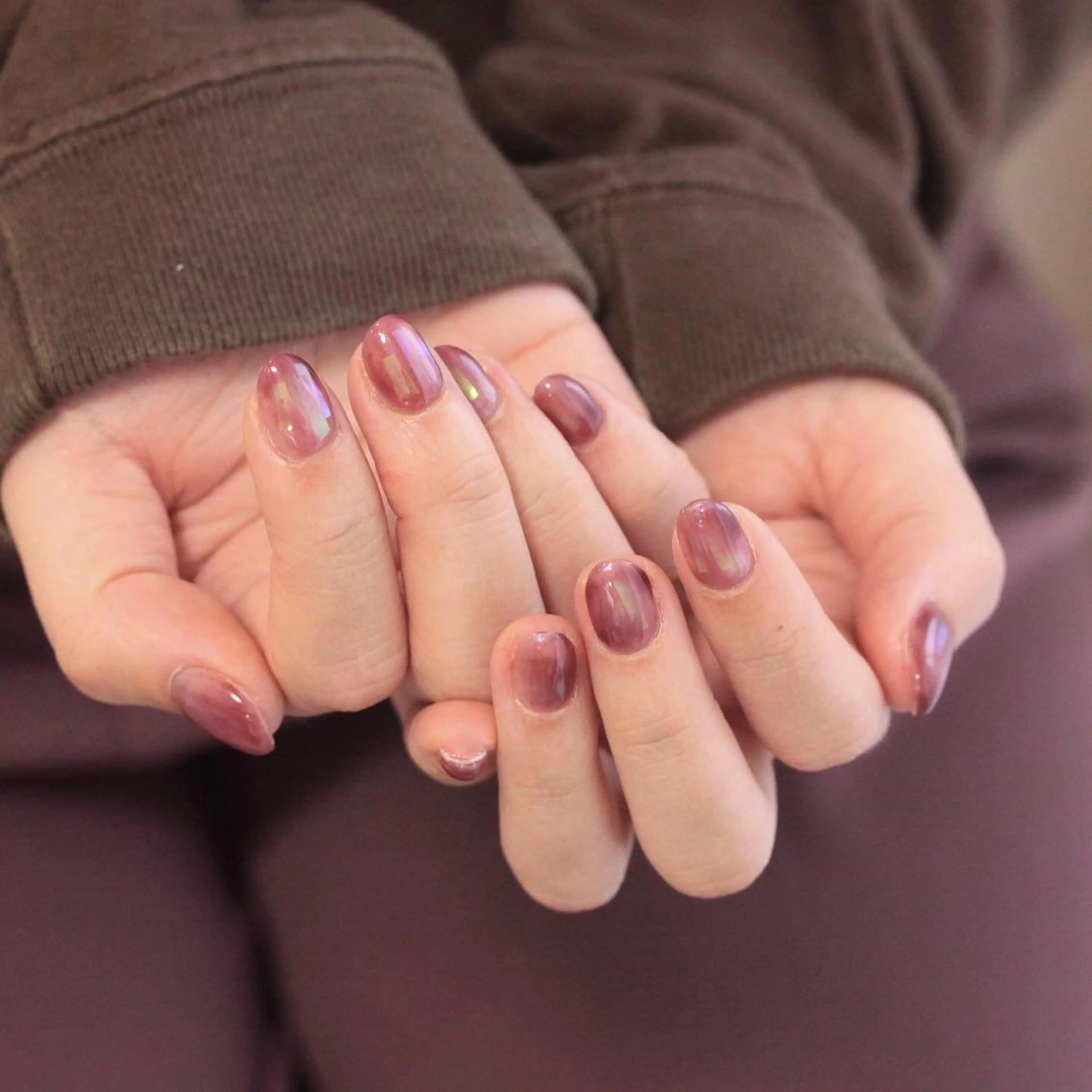 ネイル オーロラネイル ハンドネイル Elio所属・Elio 国泰寺のネイルデザイン