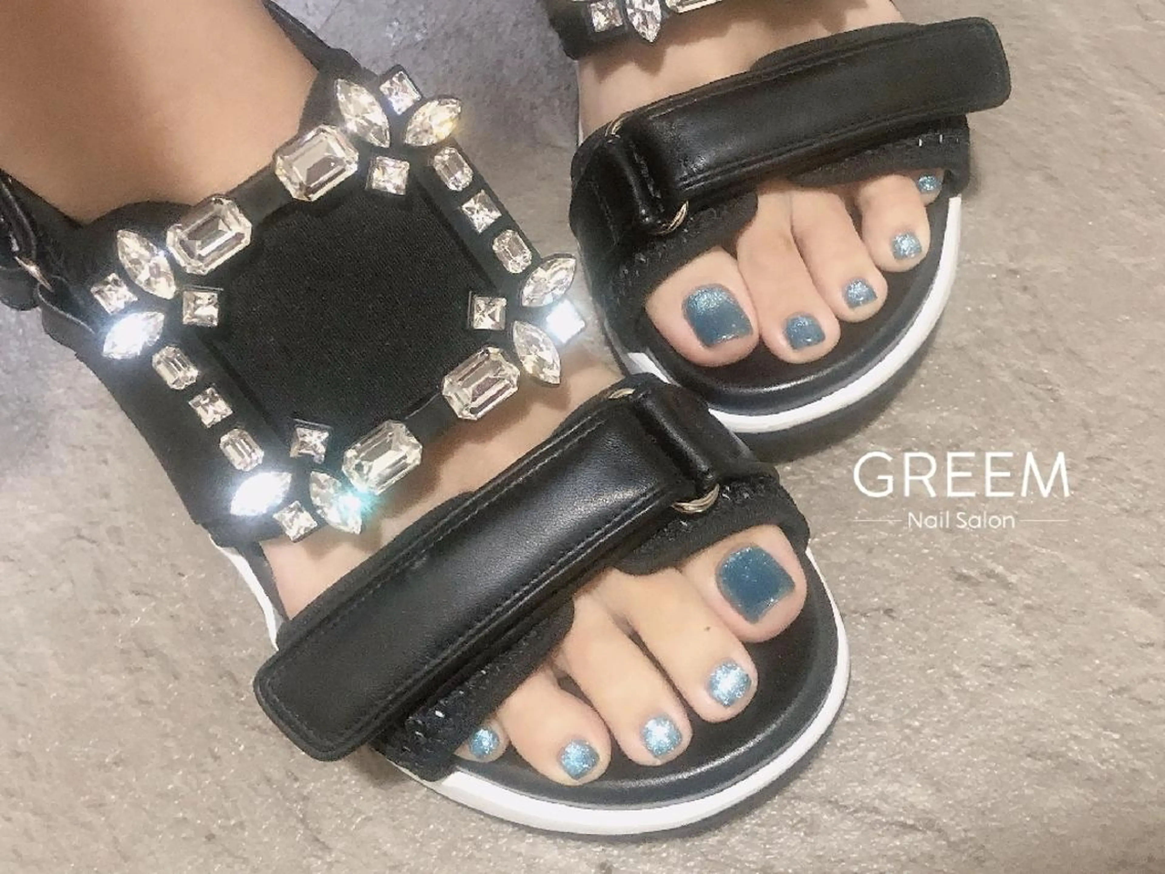 ネイル ジェルネイル マグネットネイル GREEM グリームのネイルデザイン