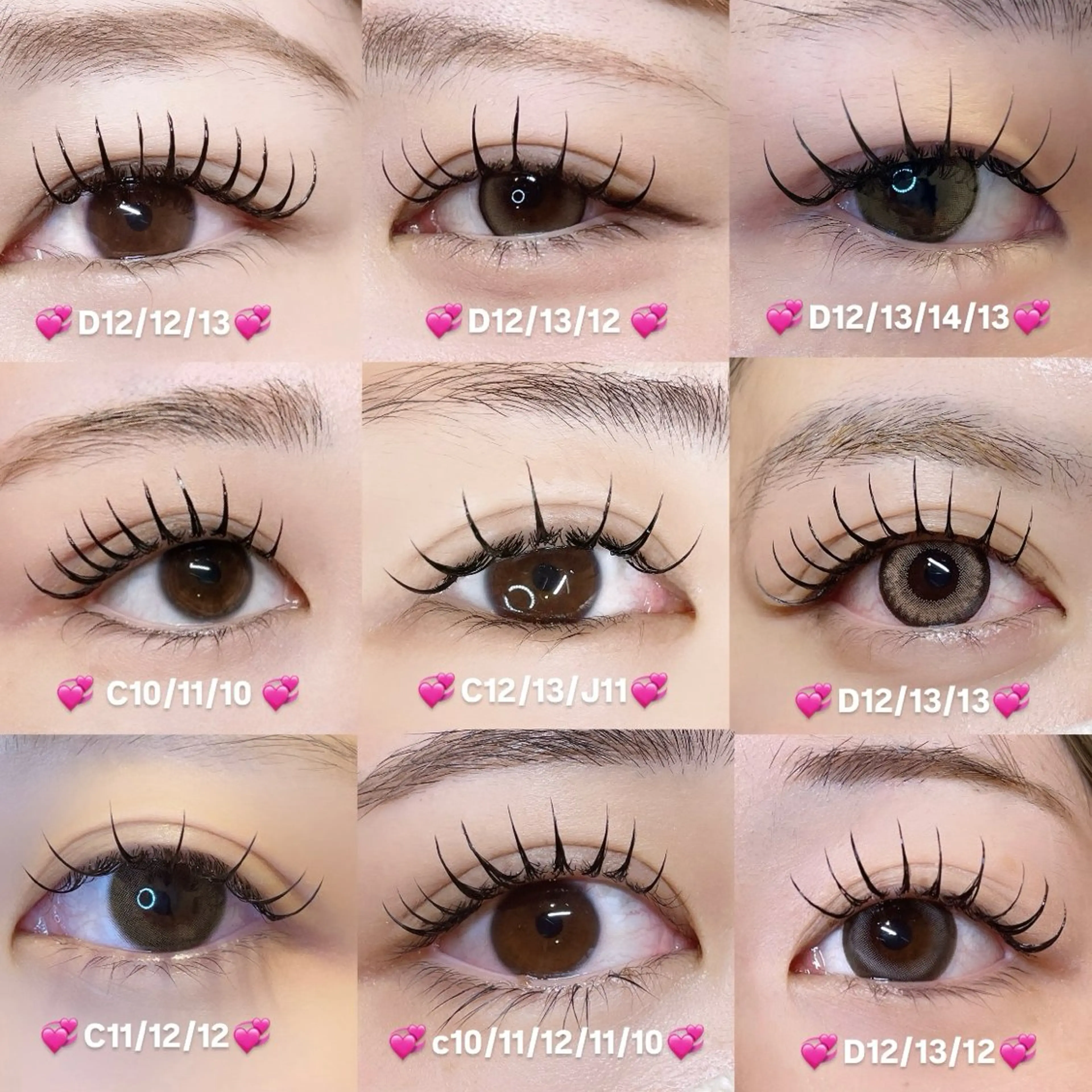 マツエク・マツパ マツエク Mell Yuuna ♡パリエク /束感のマツエク・マツパデザイン