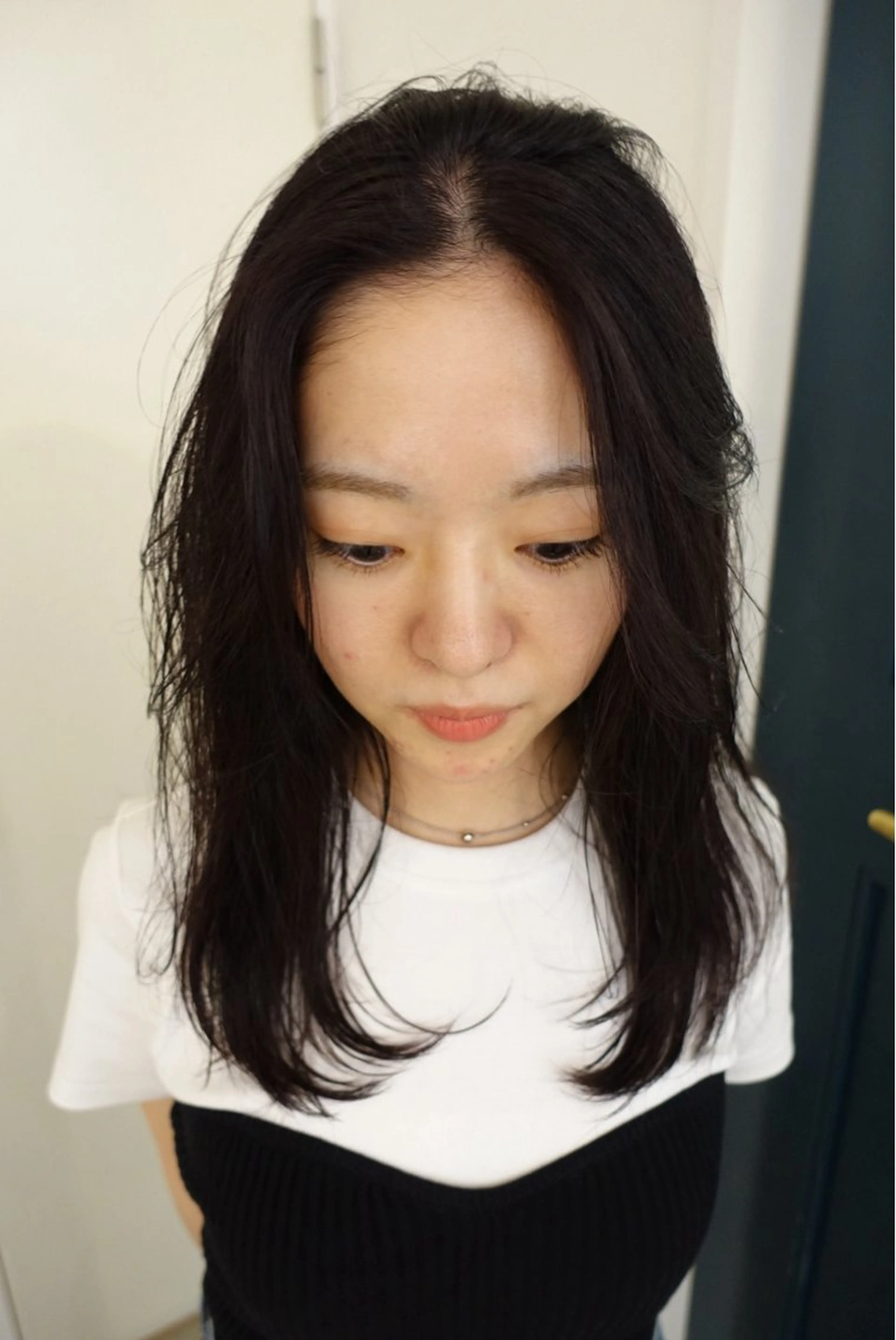 ロング カラー ヘアカラー トリートメント YUUKI/ウルフ .ボブパーマのヘアスタイル