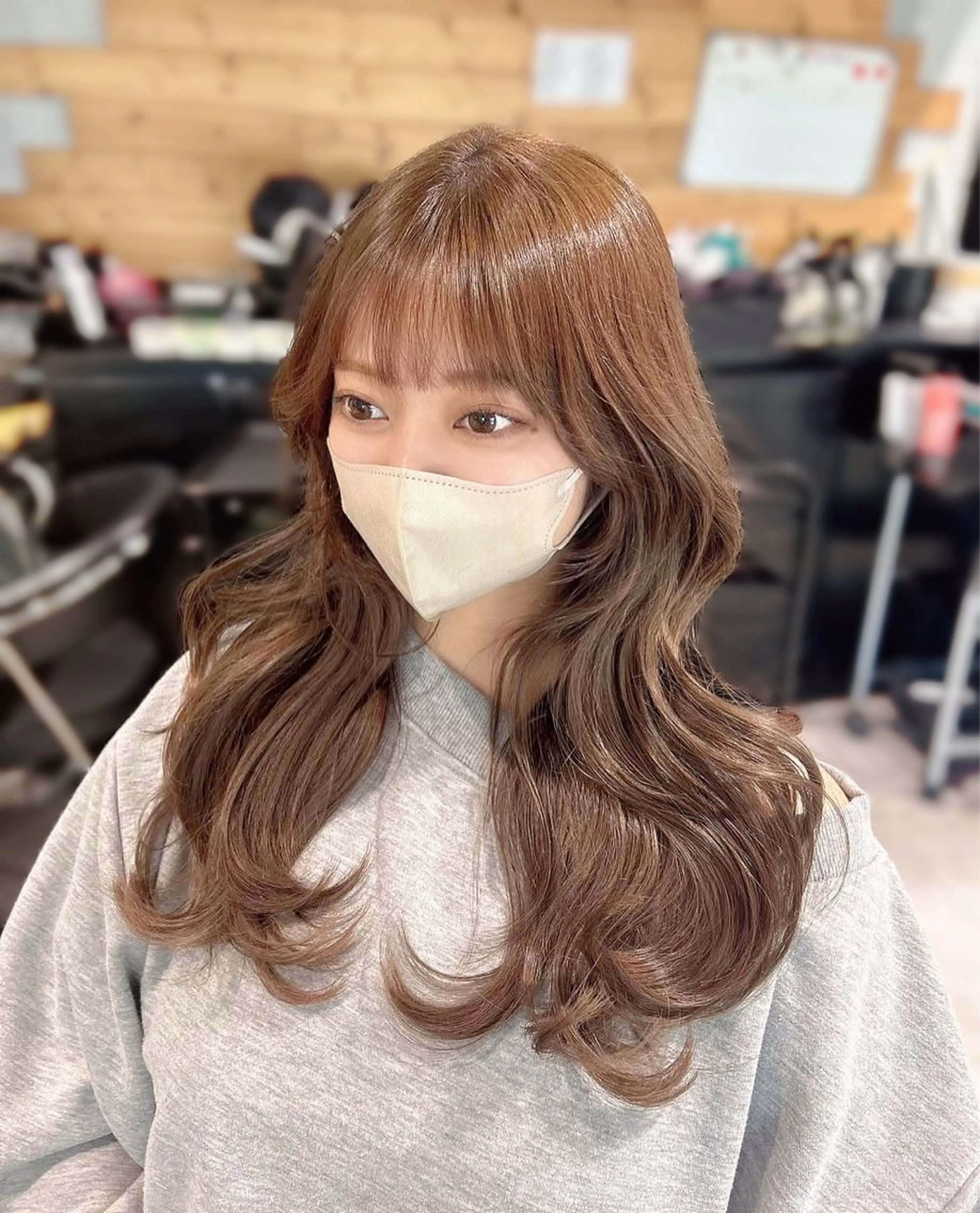 ロング カット ヘアカラー ヘッドスパ レイヤーStyle 🩵菜々実のヘアスタイル