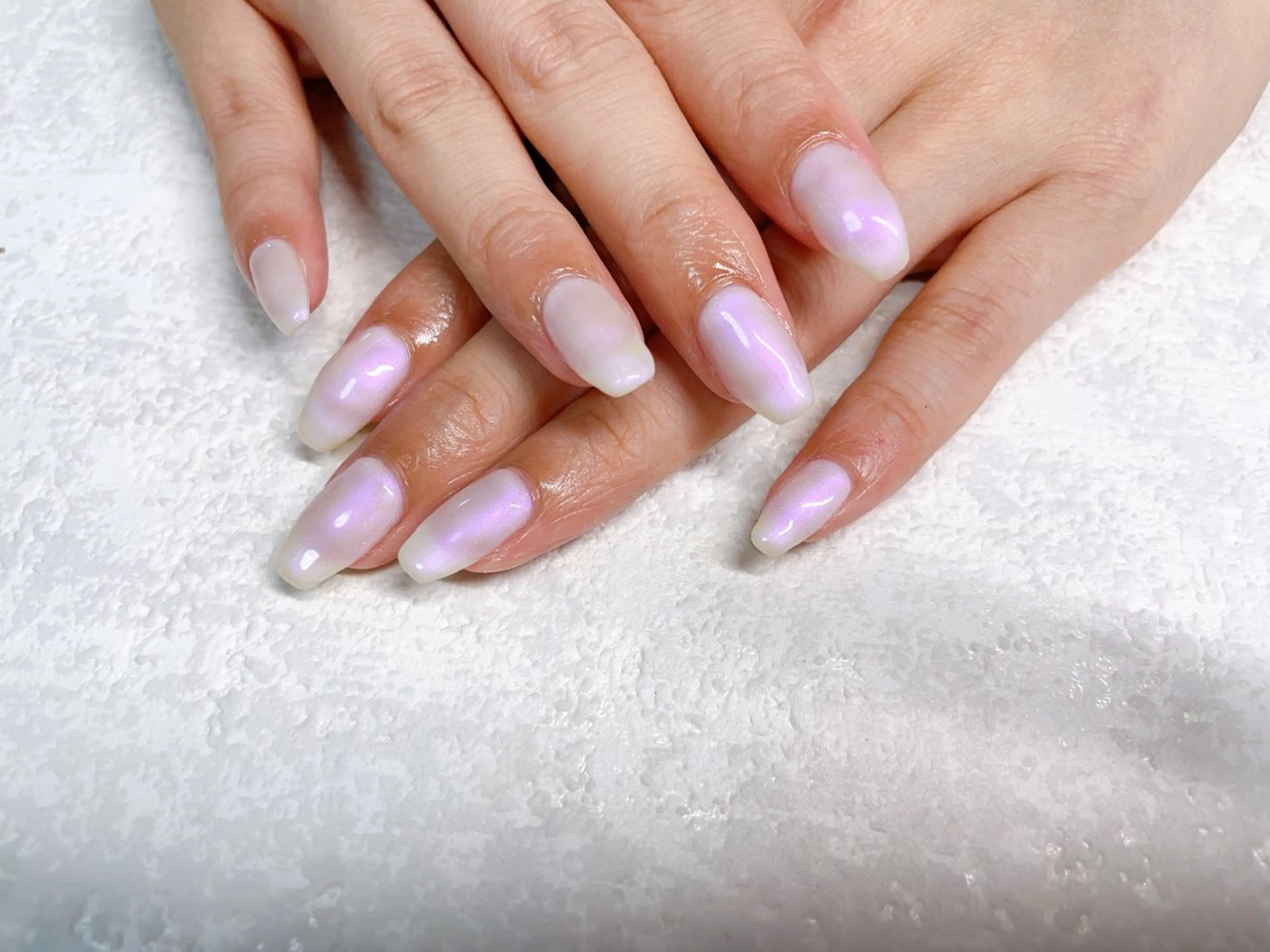 ネイル オーロラネイル フラワーネイル フットネイル フレンチネイル ジェルネイル ハンドネイル mogunail &blowのネイルデザイン