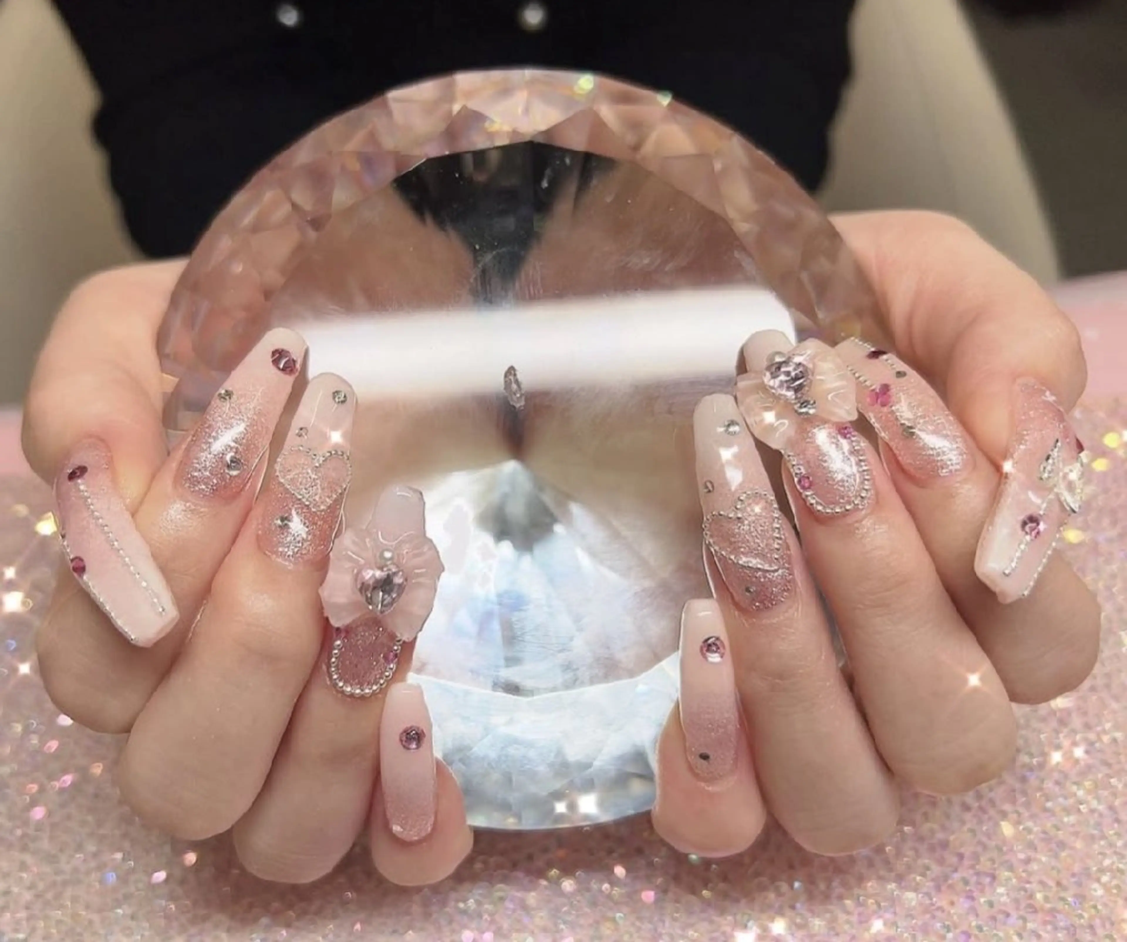 ネイル ピンク ハンドネイル J&K🤍ひらた 当日OK❣️のネイルデザイン