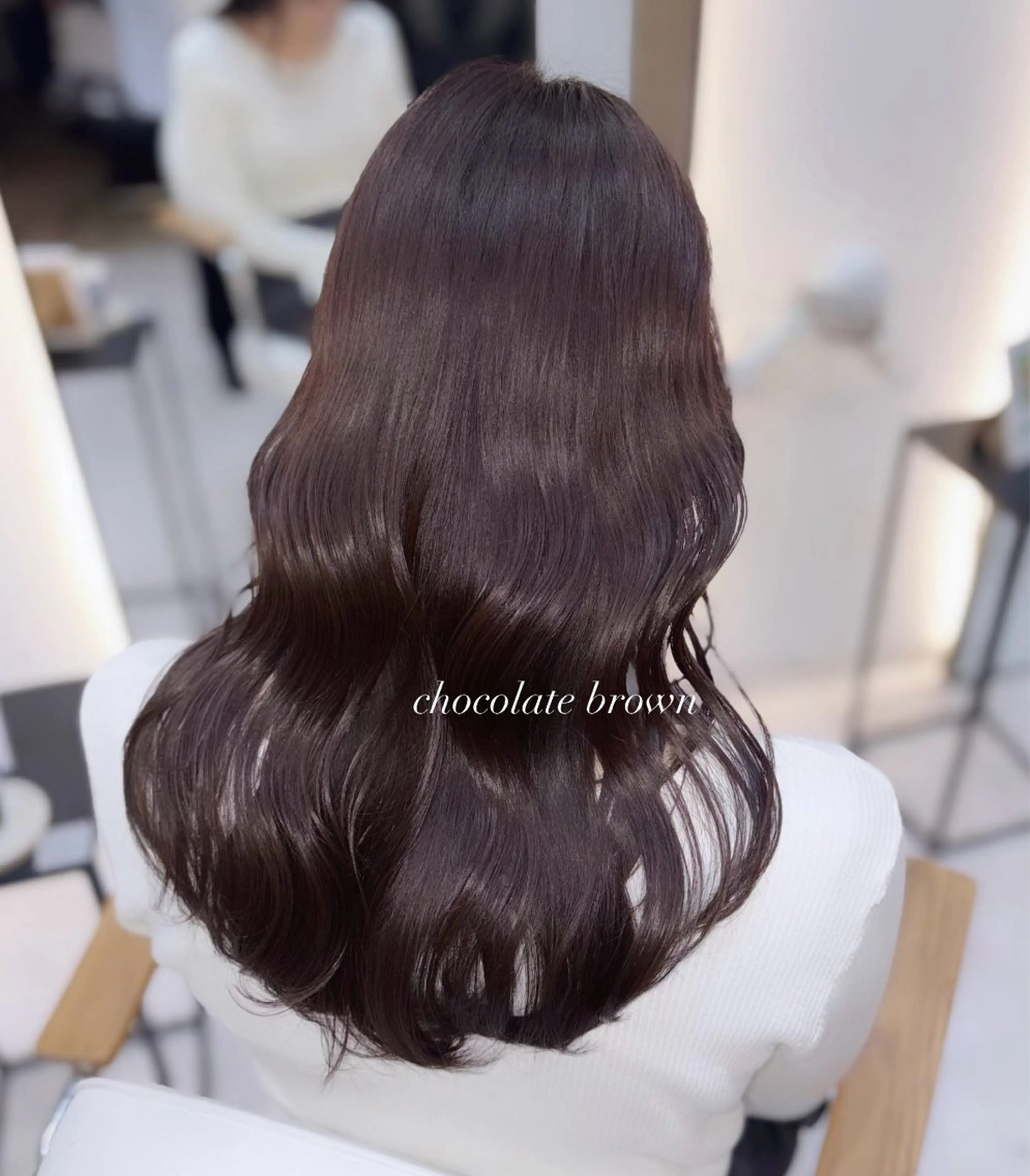 セミロング カラー カット ヘアカラー トリートメント 艶髪・透明感カラー・ 韓国ヘア・Yuriのヘアスタイル