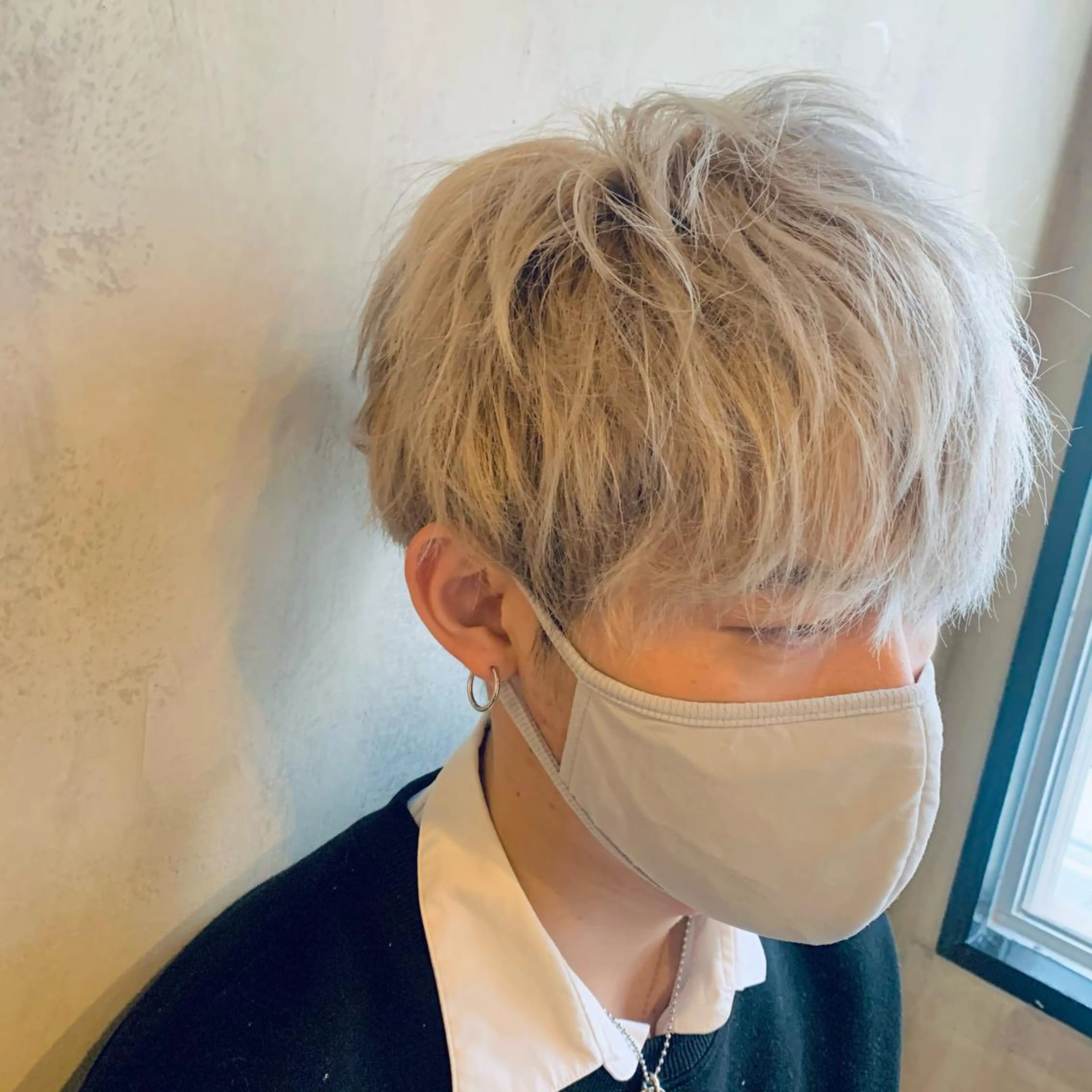 [🧞‍♂️Wカラークーポン🧞‍♂️]似合うせメンズカット＋ハイトーンブリーチ✨🍃🤩の写真