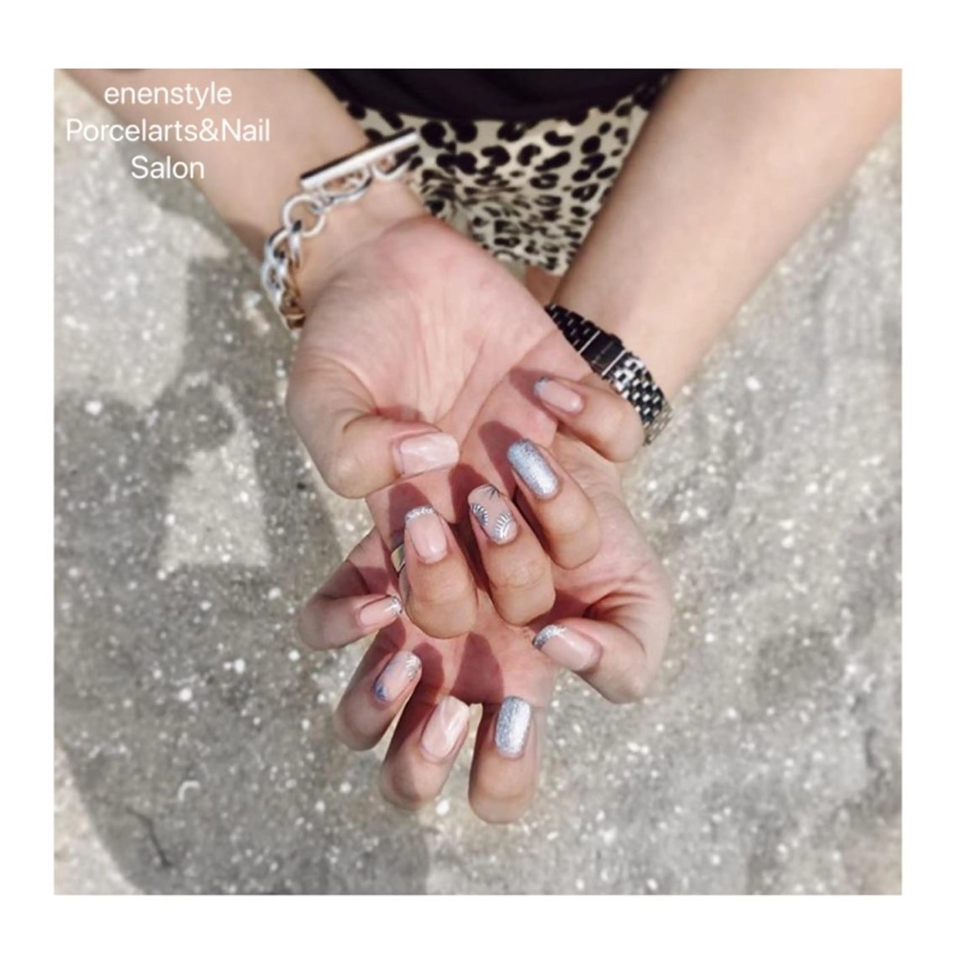 ミディアム ネイル ハンドネイル 👑enen style👑のネイルデザイン