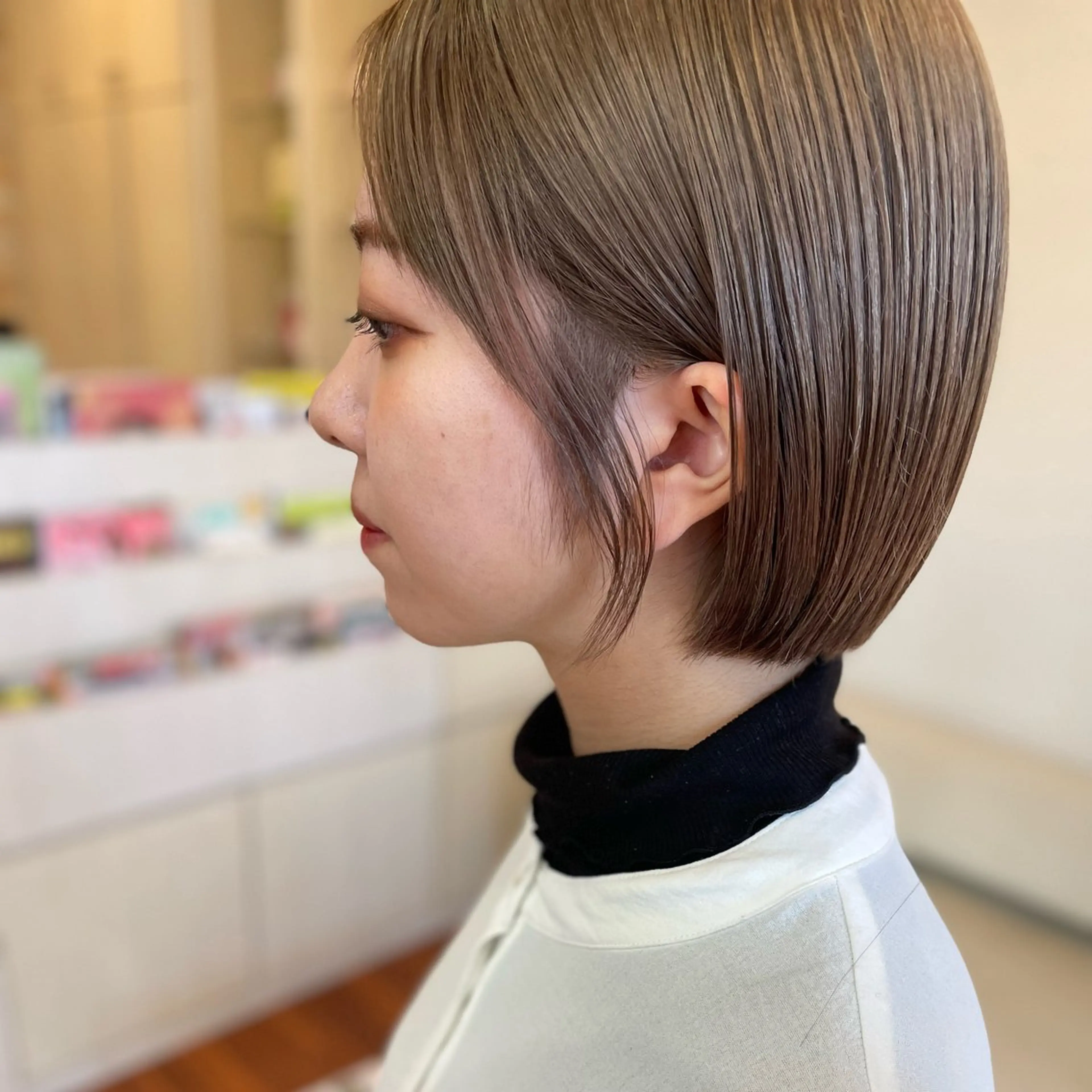 ショート ボブ カット トリートメント 【シクネ】ユウダイ お顔まわりカット💎のヘアスタイル