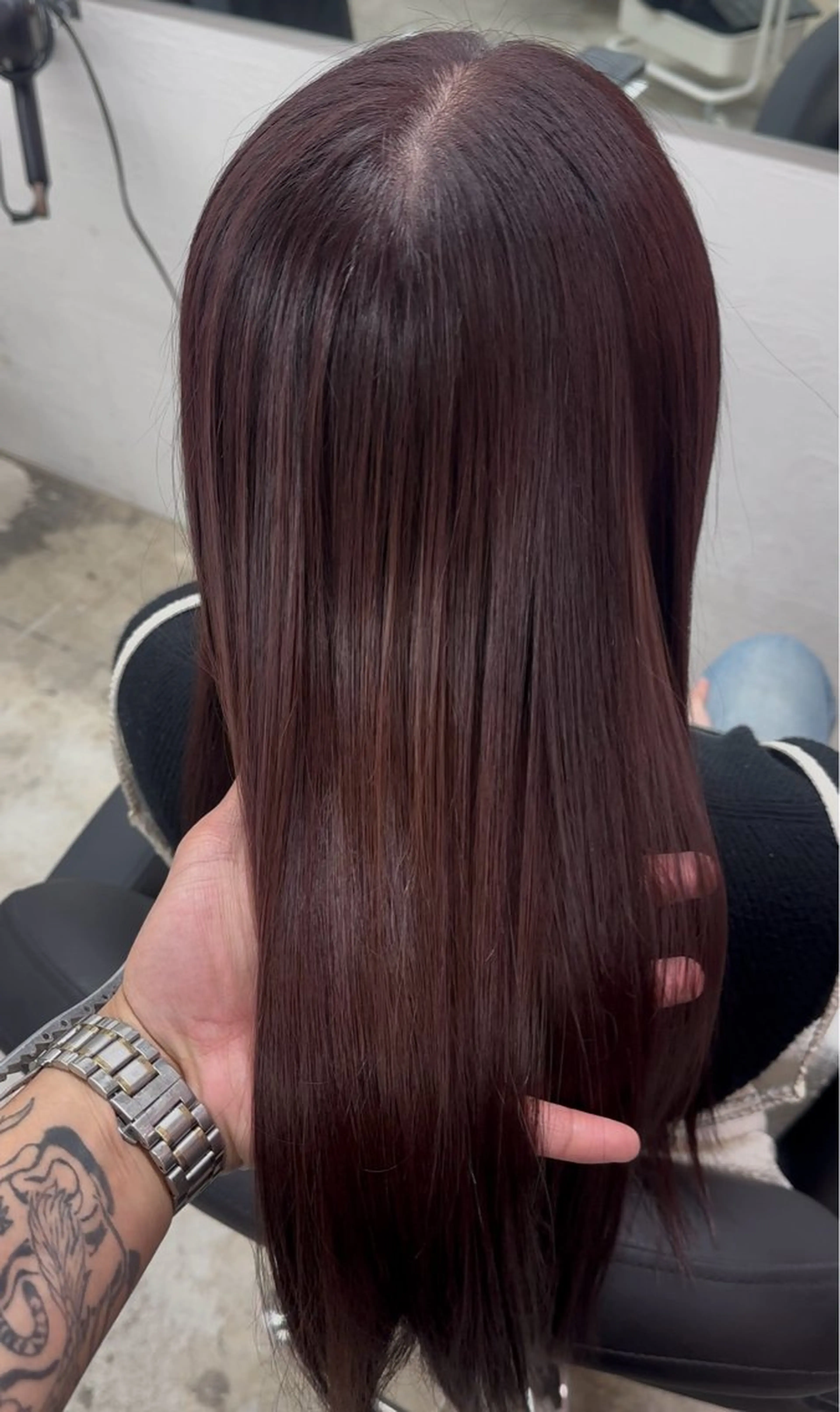 セミロング カット 縮毛矯正 トリートメント 艶髪/縮毛矯正 特化　ヒトシのヘアスタイル