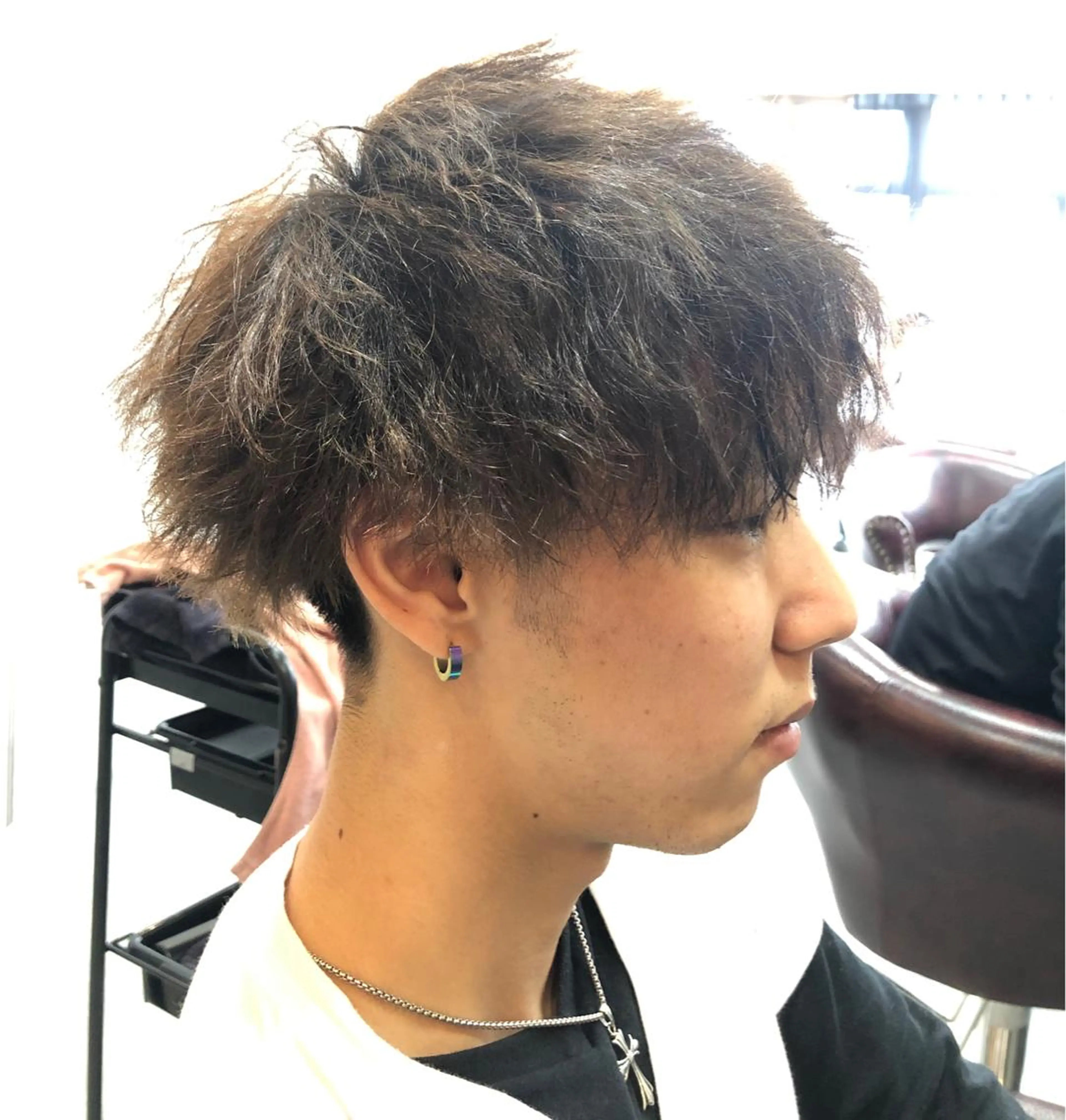 パーマ メンズ 水谷 俊一のヘアスタイル