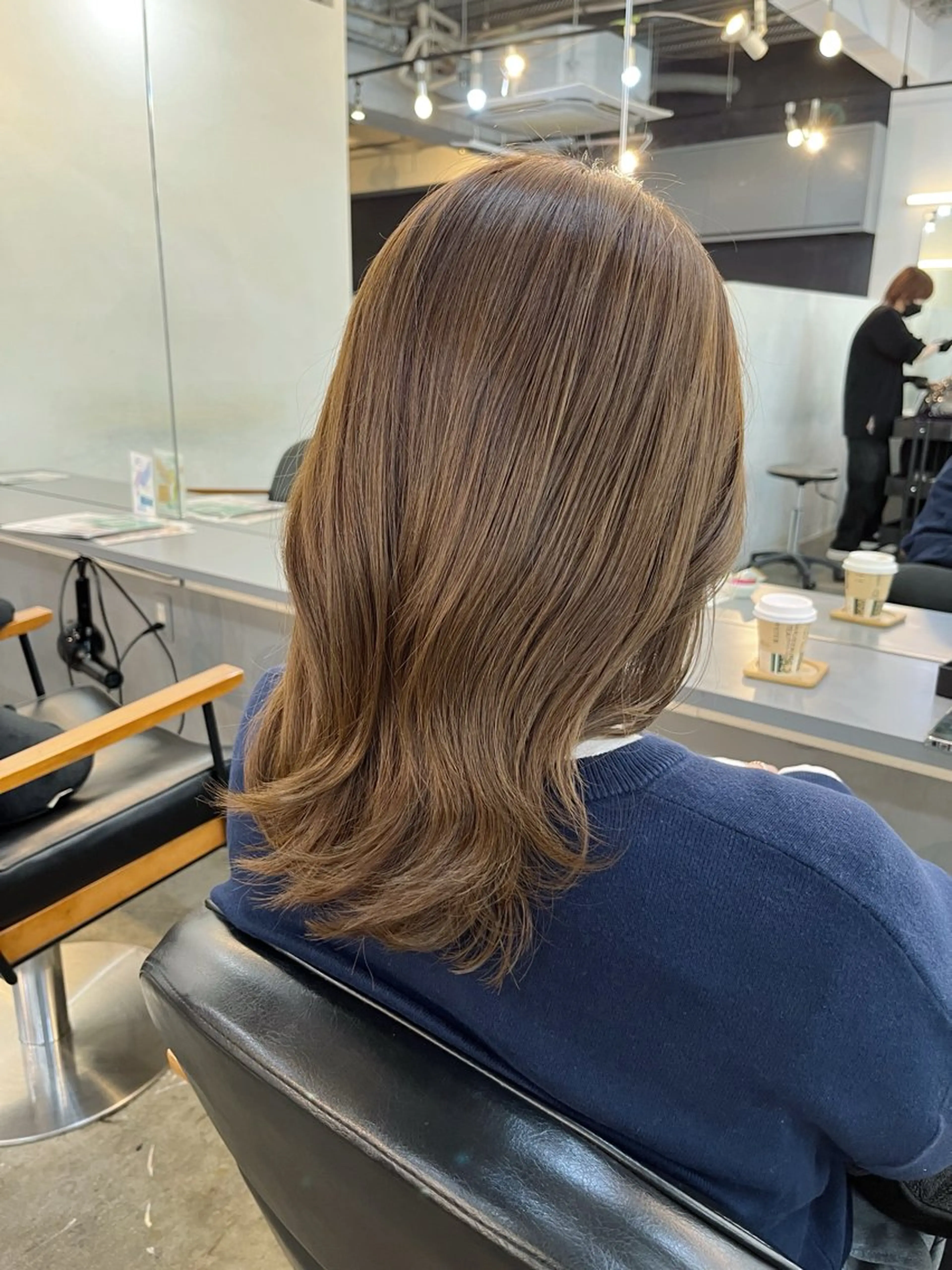 ミディアム カラー カット ヘアカラー トリートメント 🌛ダブルカラー 🌜SAYAKAのヘアスタイル