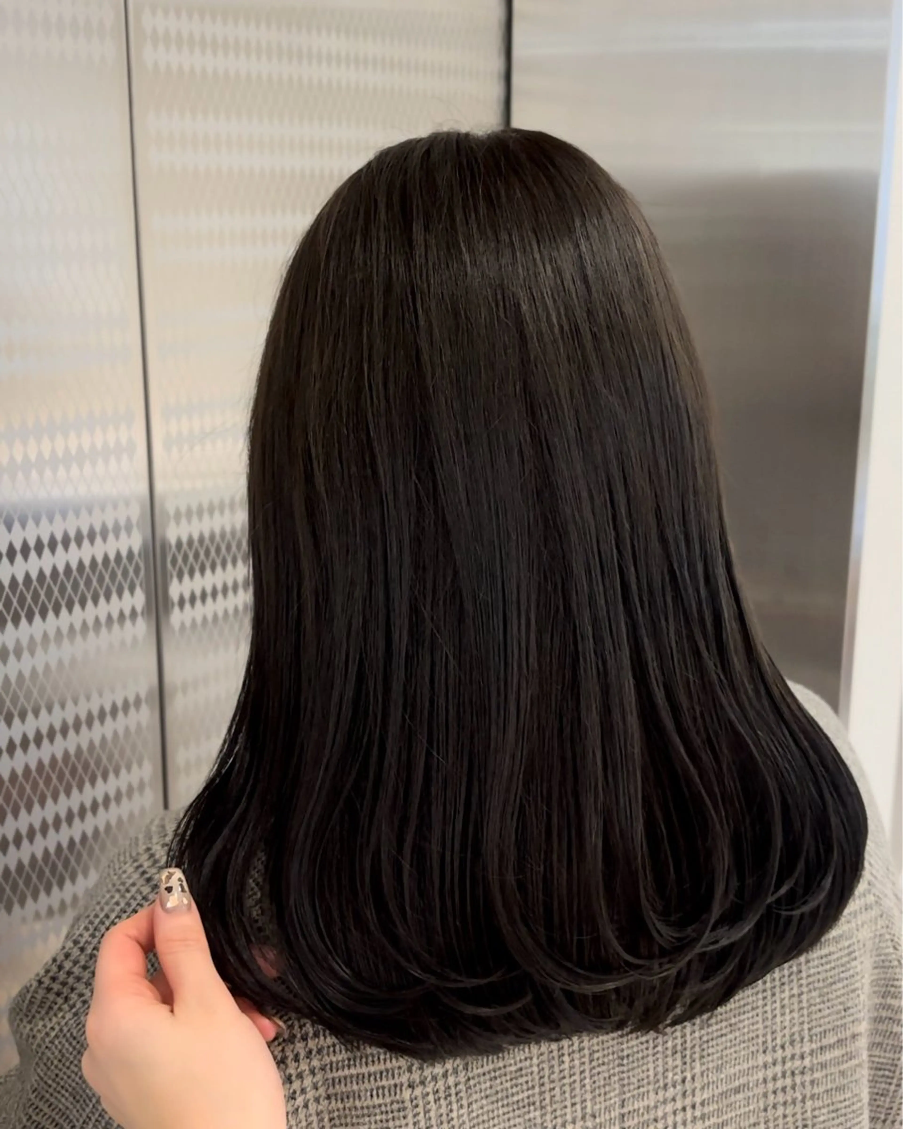 ミディアム カラー 髪質改善 カット ヘアカラー トリートメント CHAINON×FeM#所属・名駅/sHiHo/透 明感カラー✨🎀/のヘアスタイル