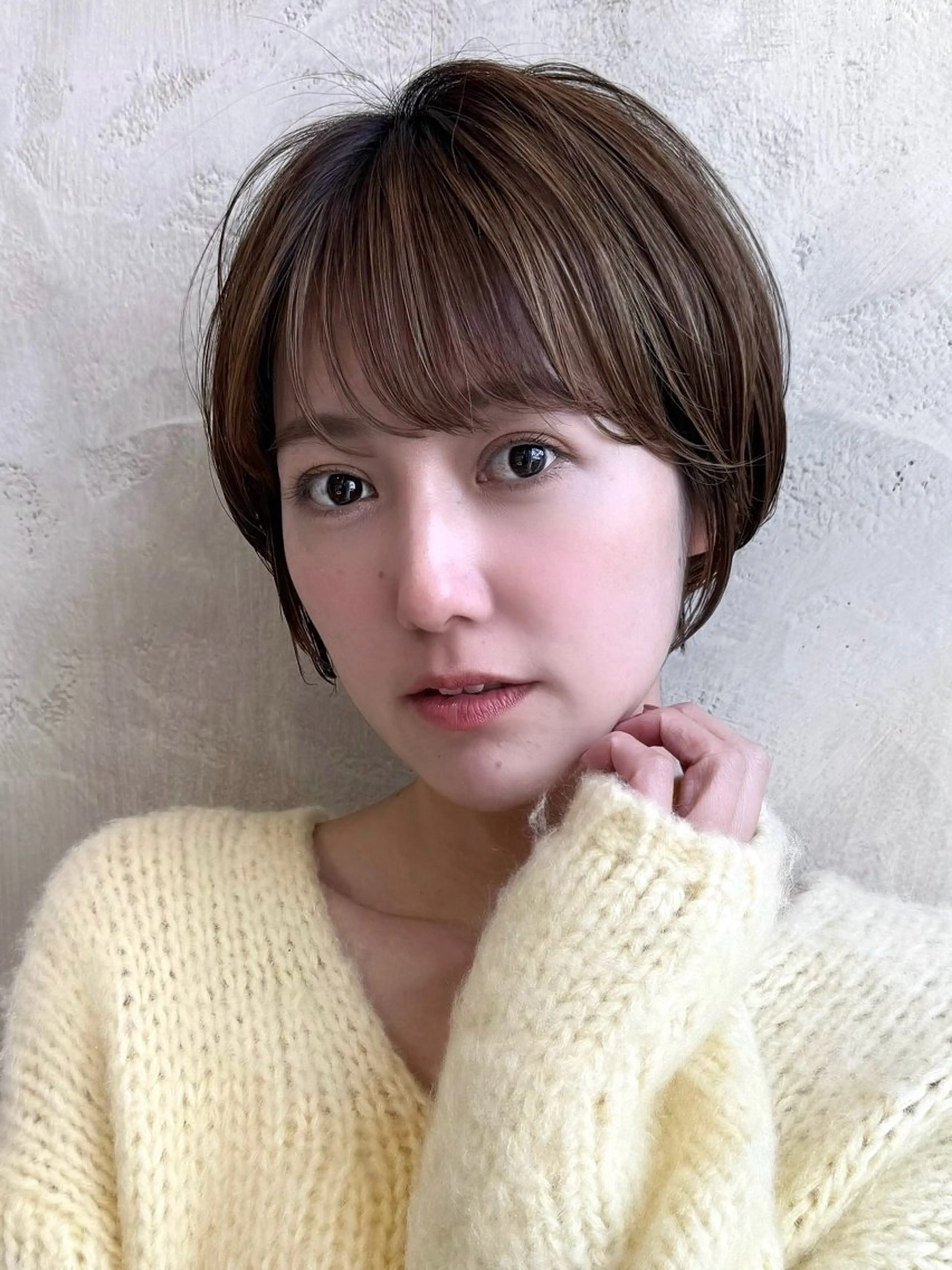 ショート カラー 💍新宿ショート 💍岩田莉奈のヘアスタイル