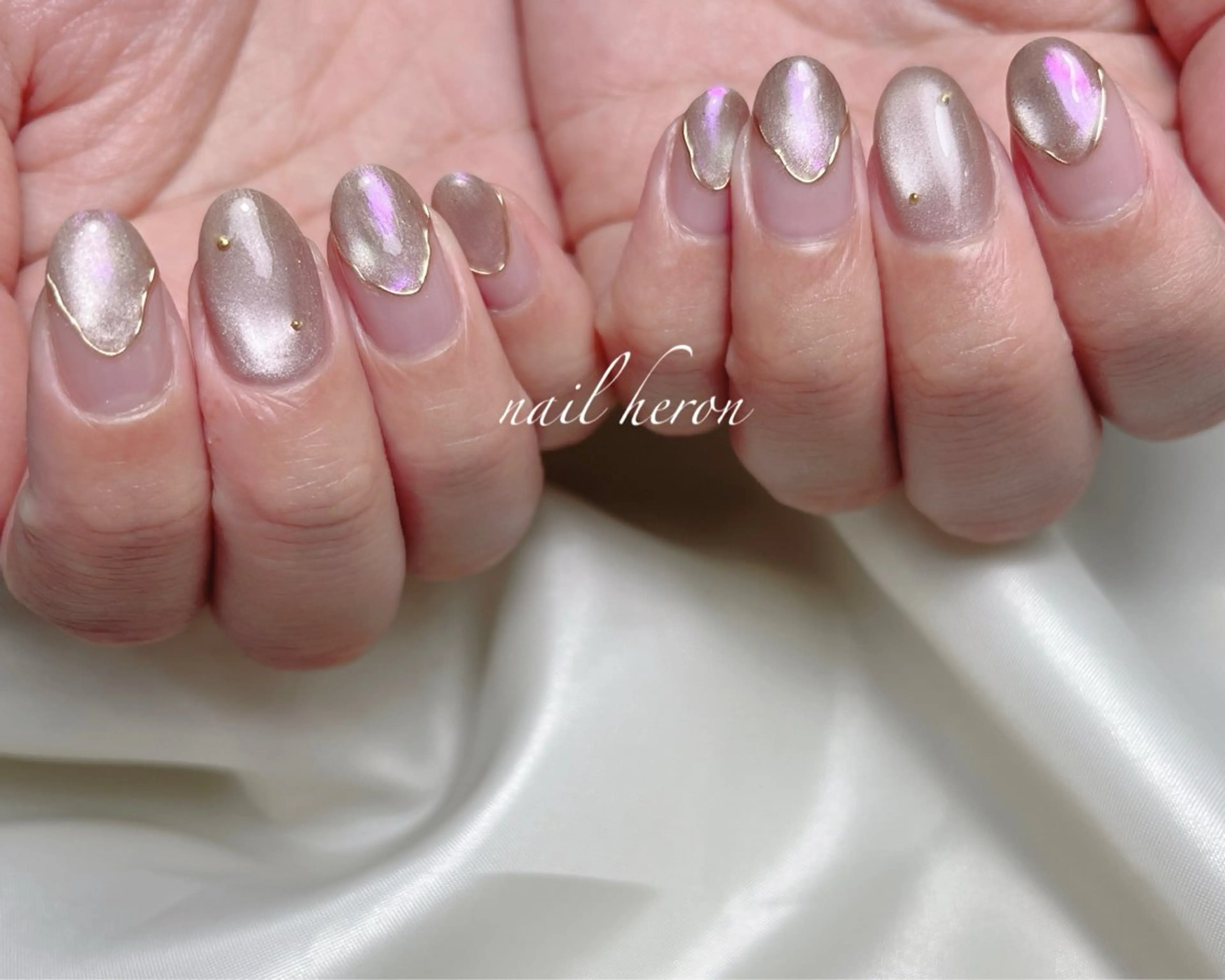 ネイル ハンドネイル saki_ nail heronのネイルデザイン