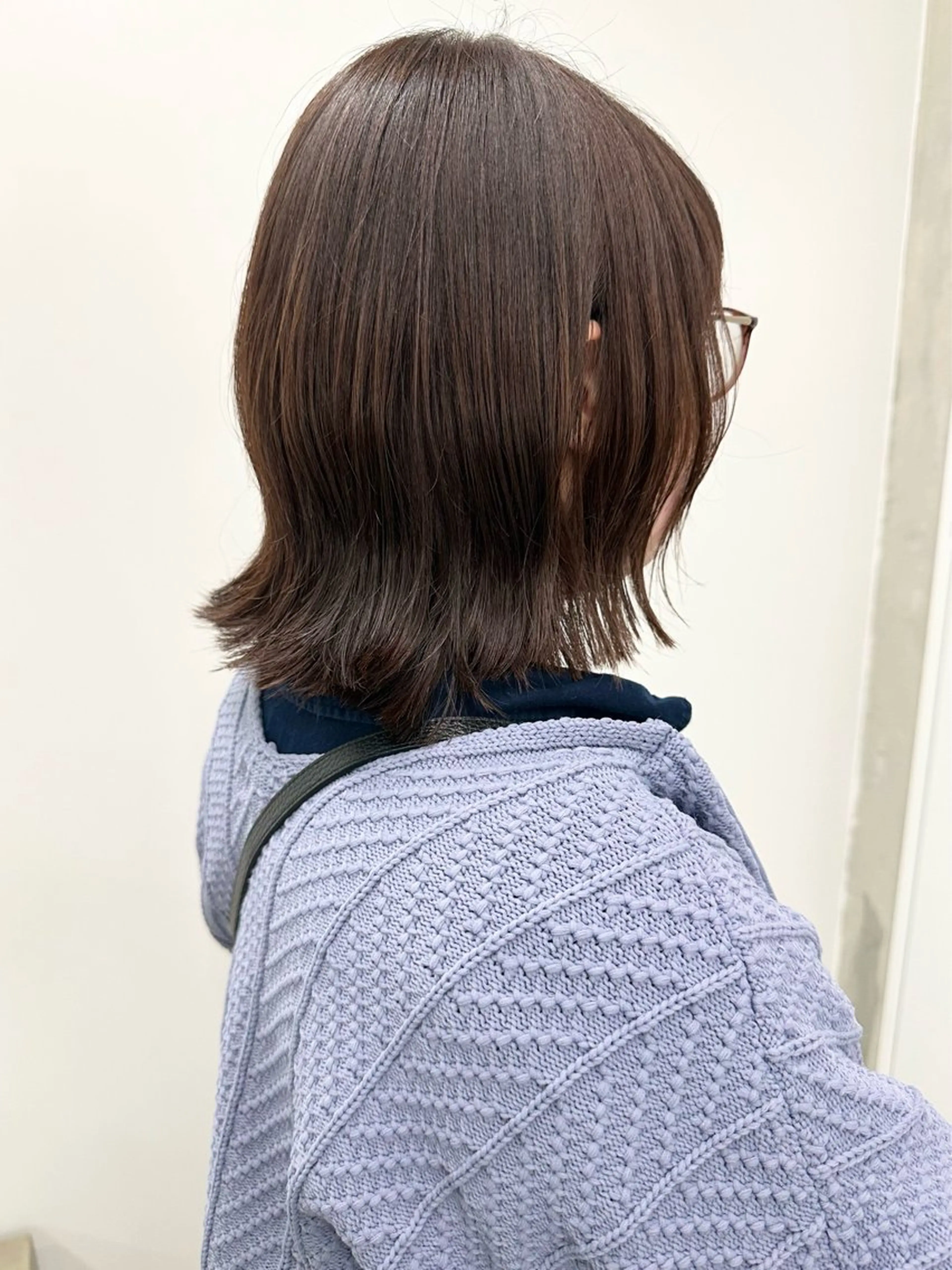 ミディアム カット ヘッドスパ ボブ/ゆるふわ ボブパーマ/とういのヘアスタイル