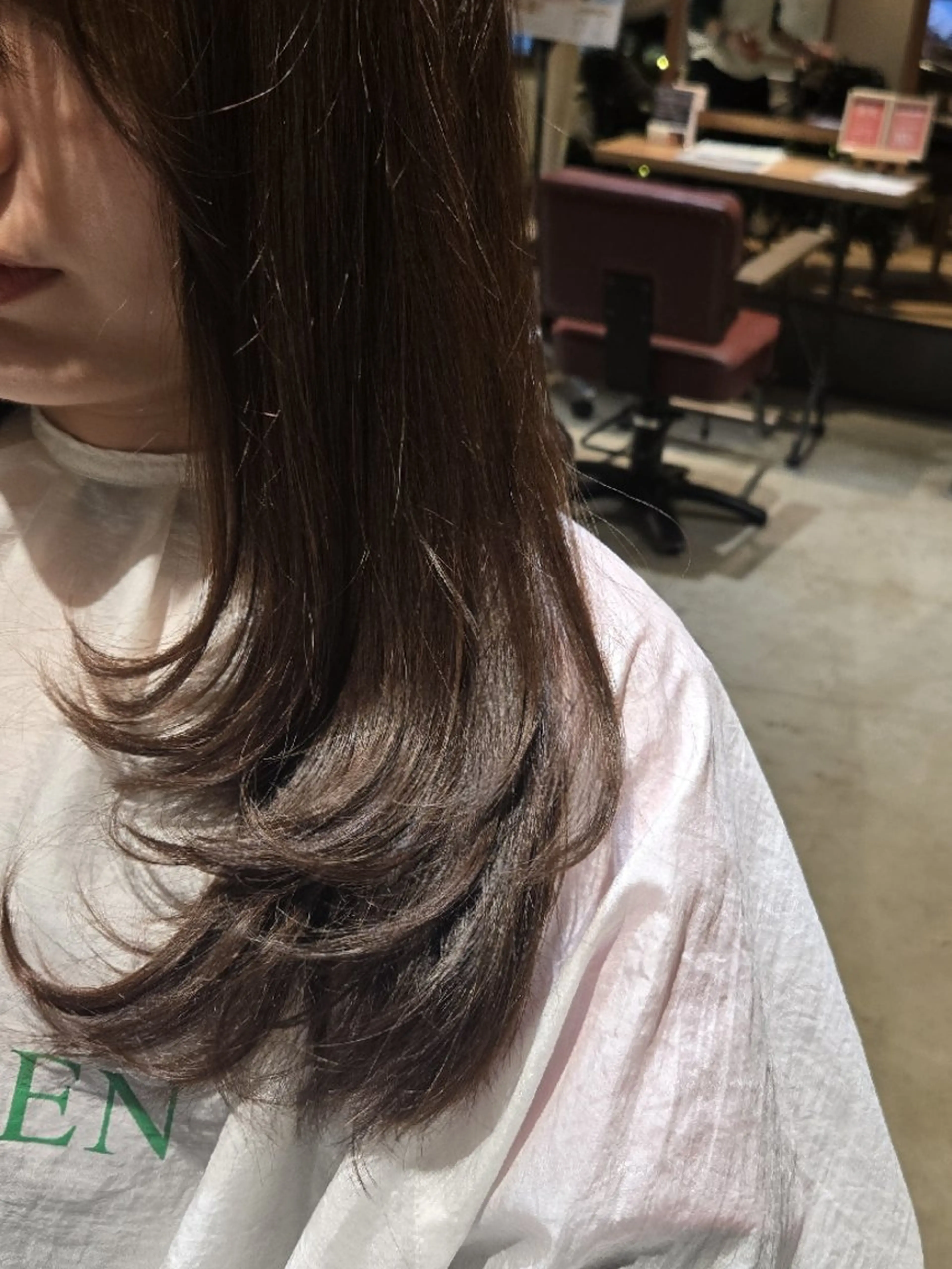 ロング カット ヘアカラー 韓国好き🇰🇷 美容師MIKUのヘアスタイル