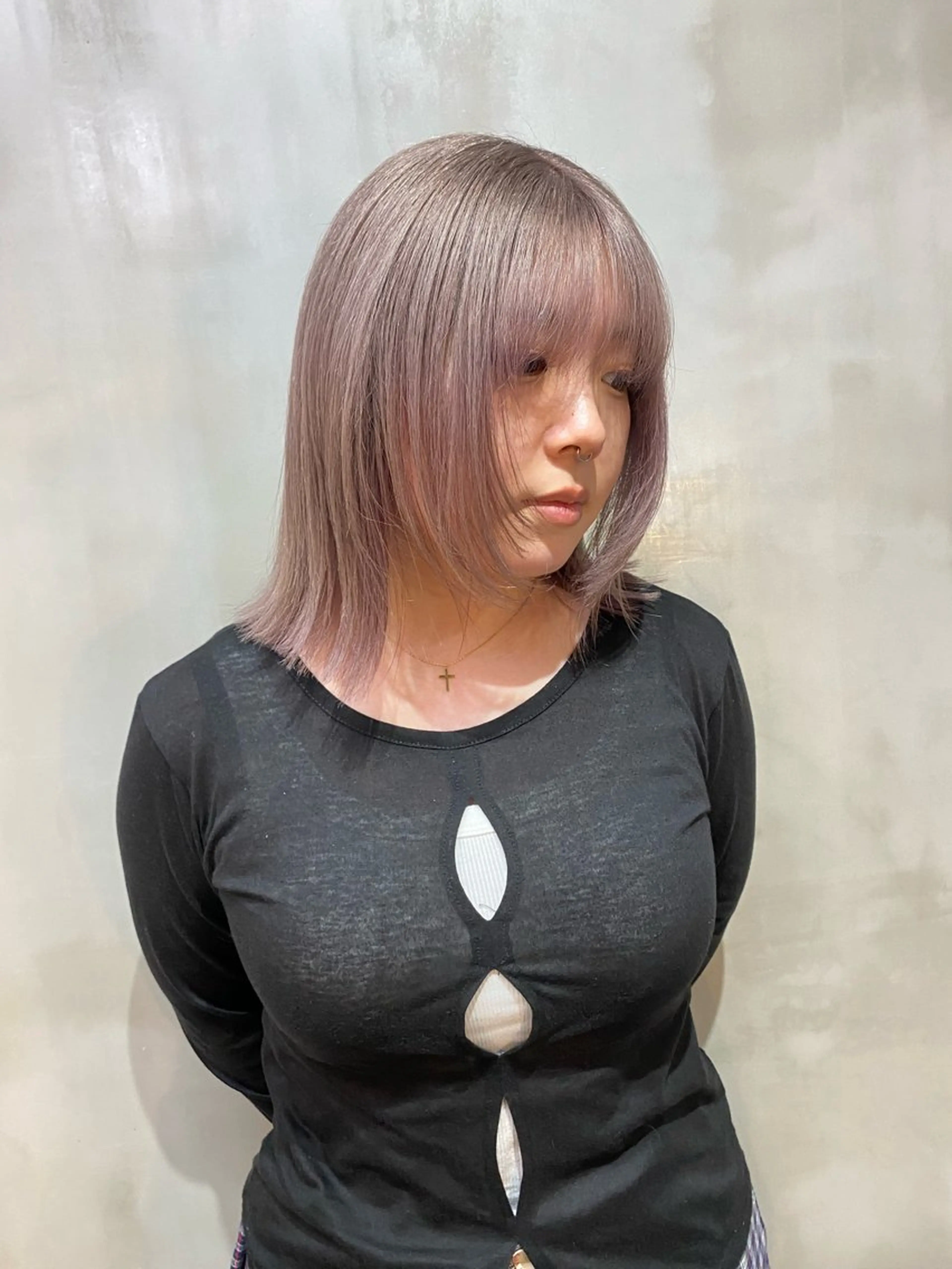 【ミニモ限定】似合わせ顔まわりカット+透明感カラー💫の写真