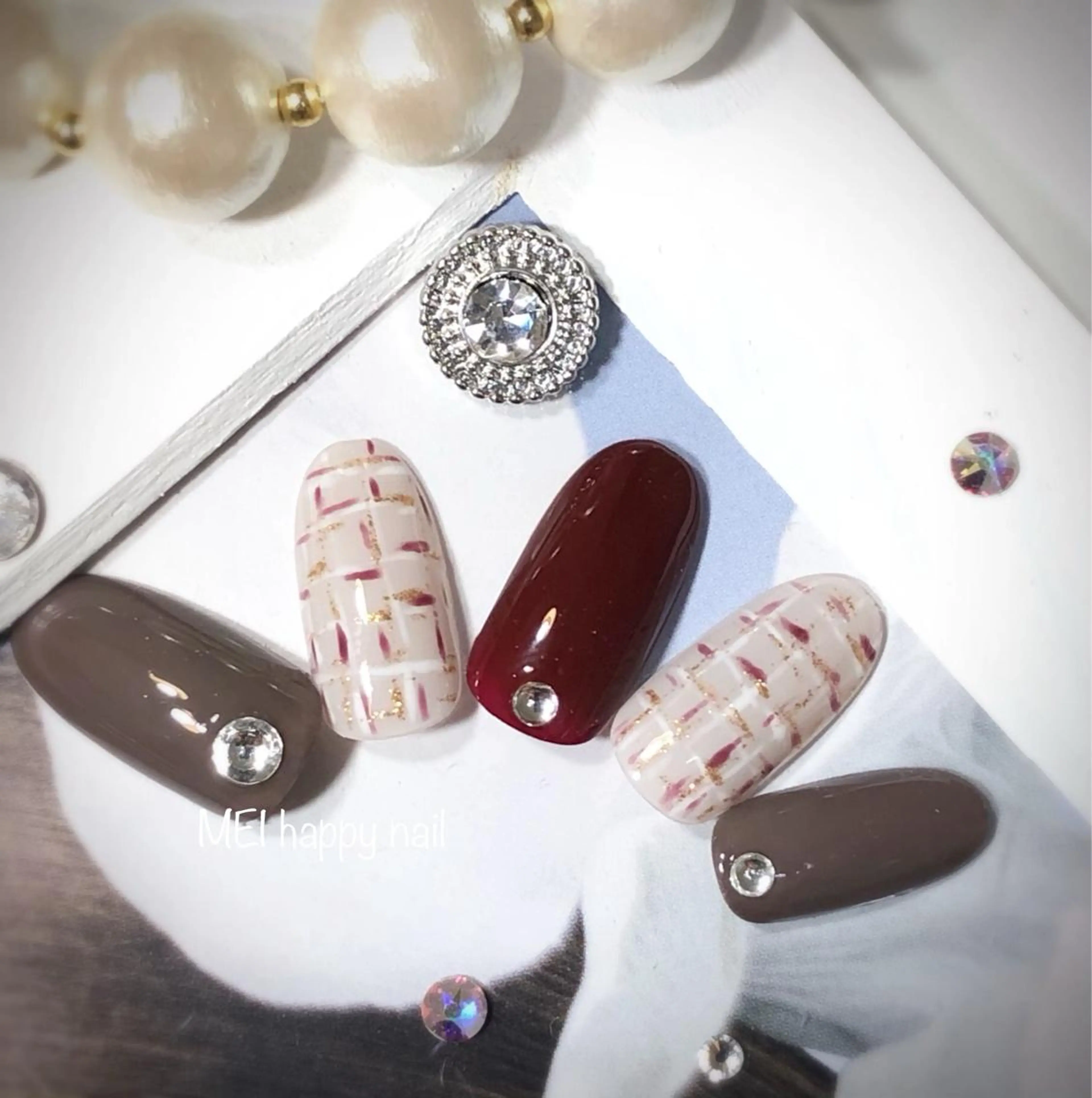 ネイル ジェルネイル パラジェル 北浦和 自爪育成ケアのネイルデザイン