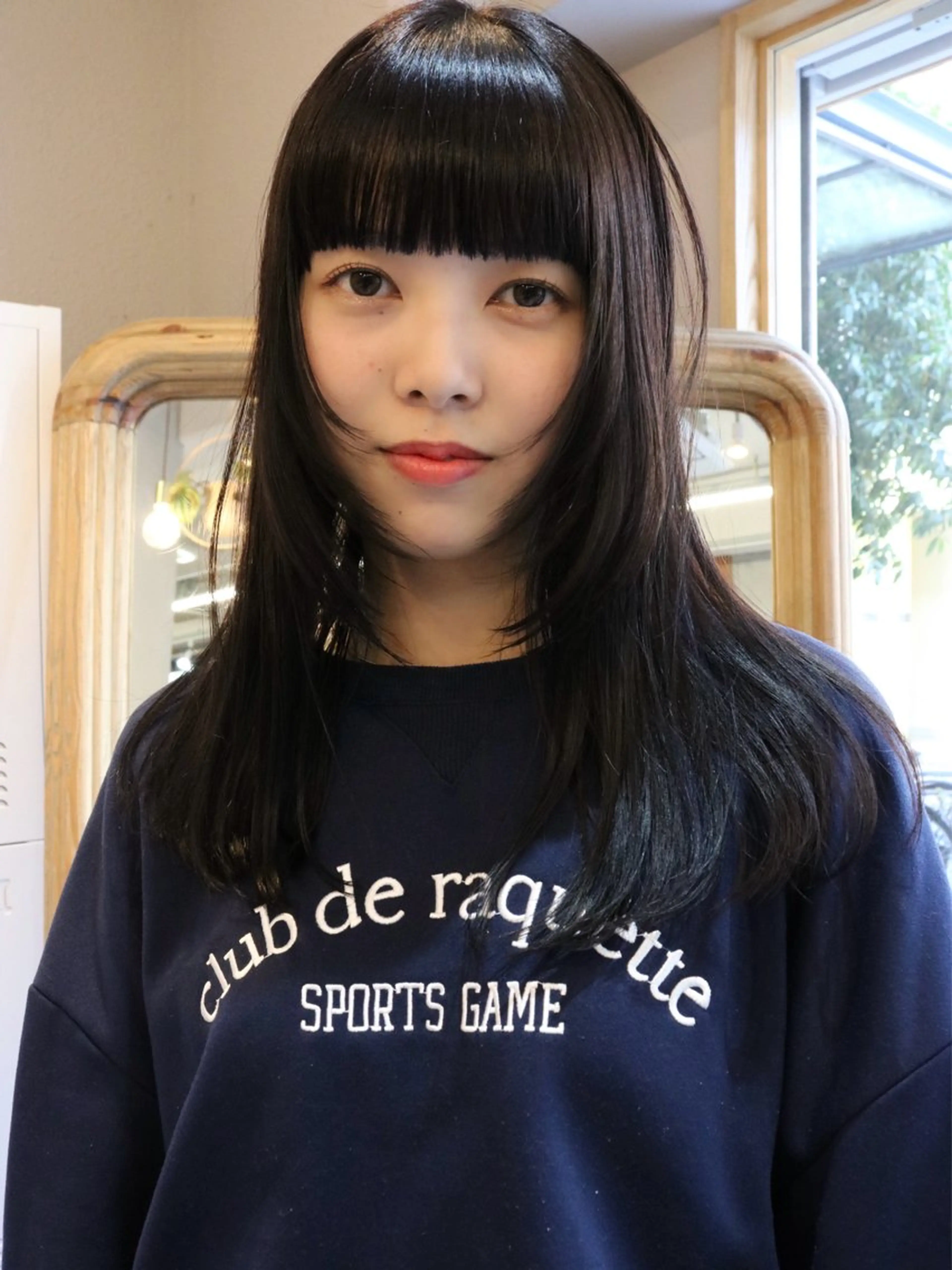 セミロング カラー 松村 澪里のヘアスタイル