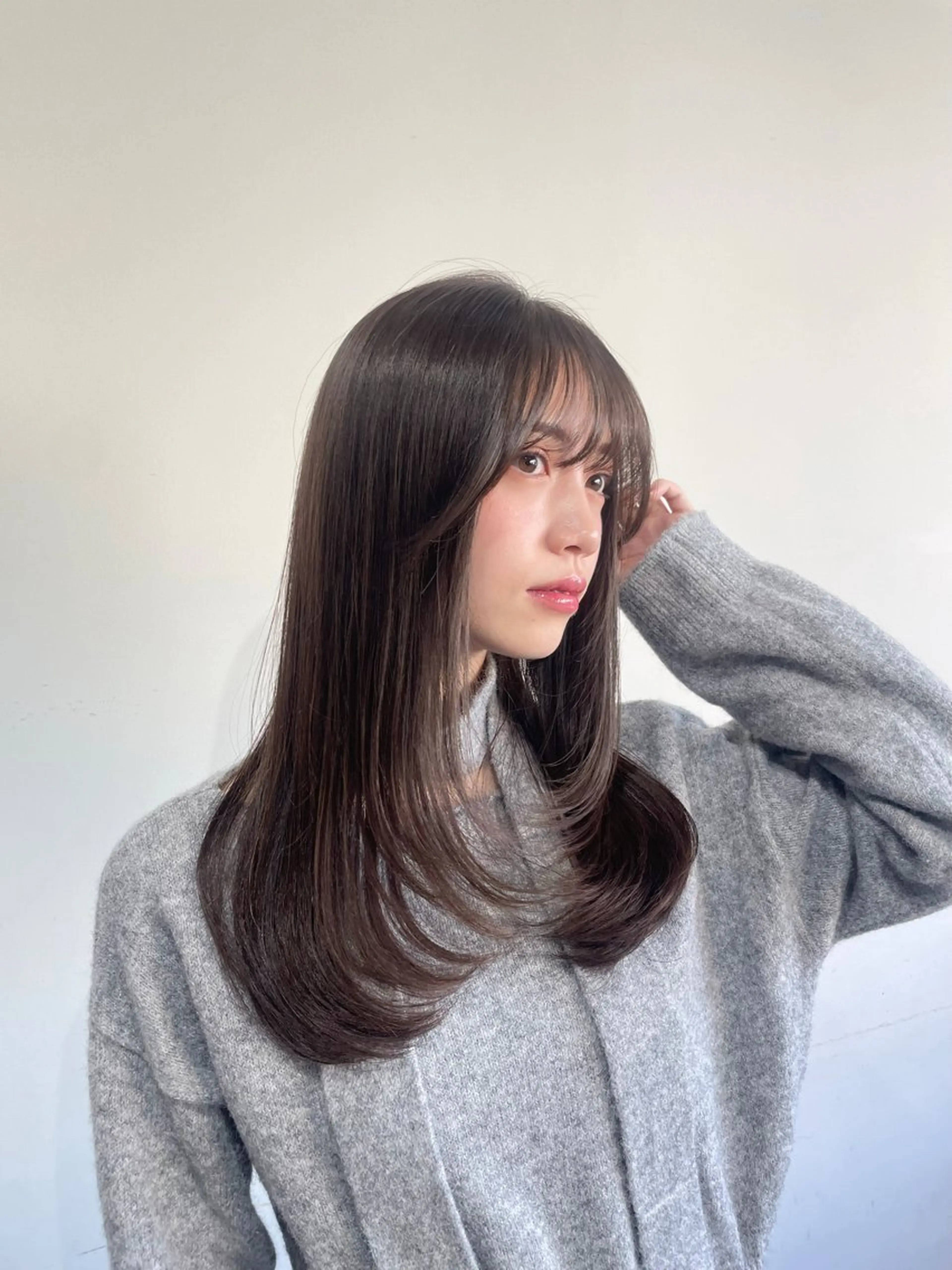 ロング カラー 透明感カラー 髪質改善 ヘアカラー ボブ/メンズ /sora🌙✨️のヘアスタイル