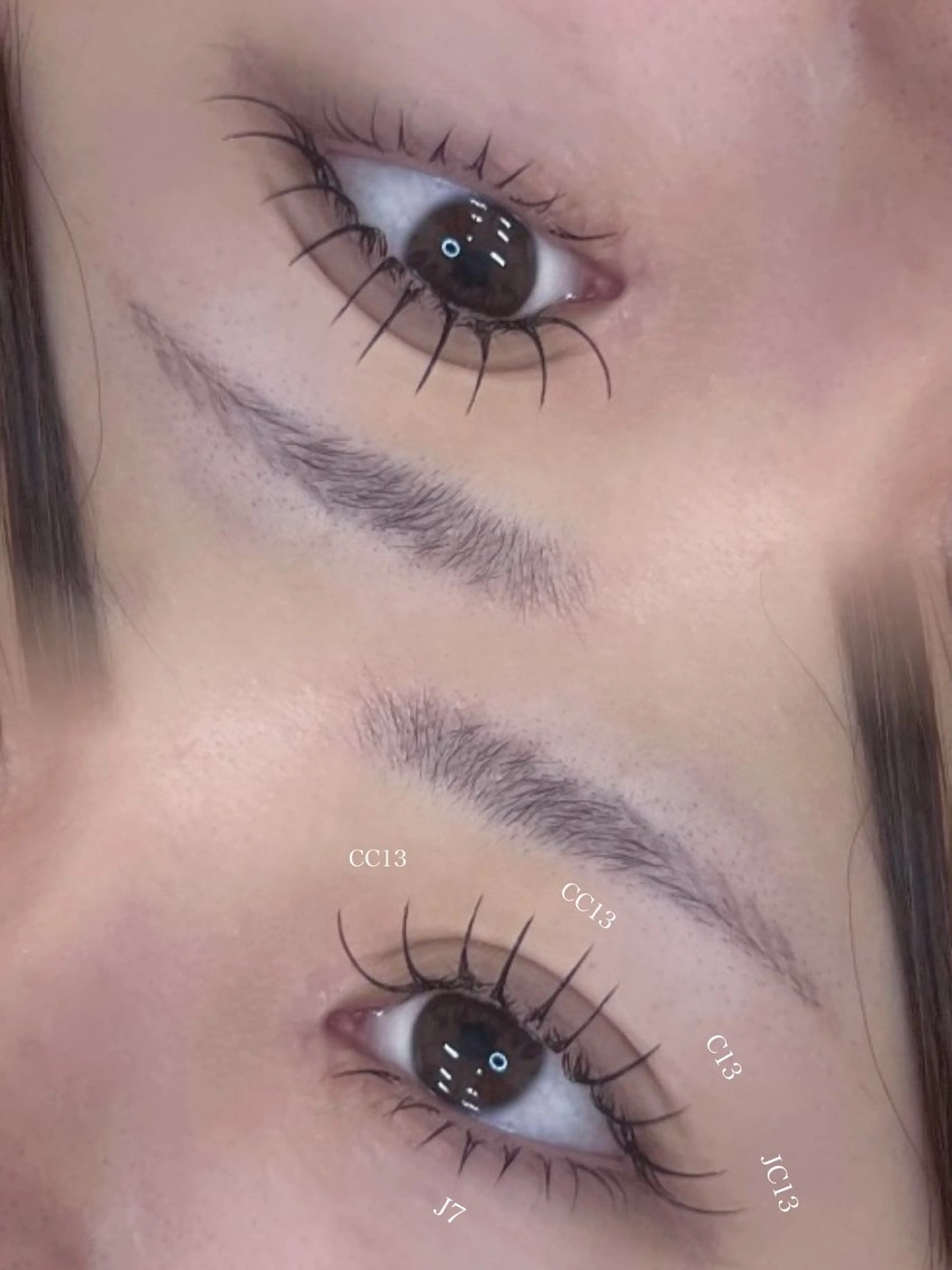 下まつ毛エクステ30本の写真