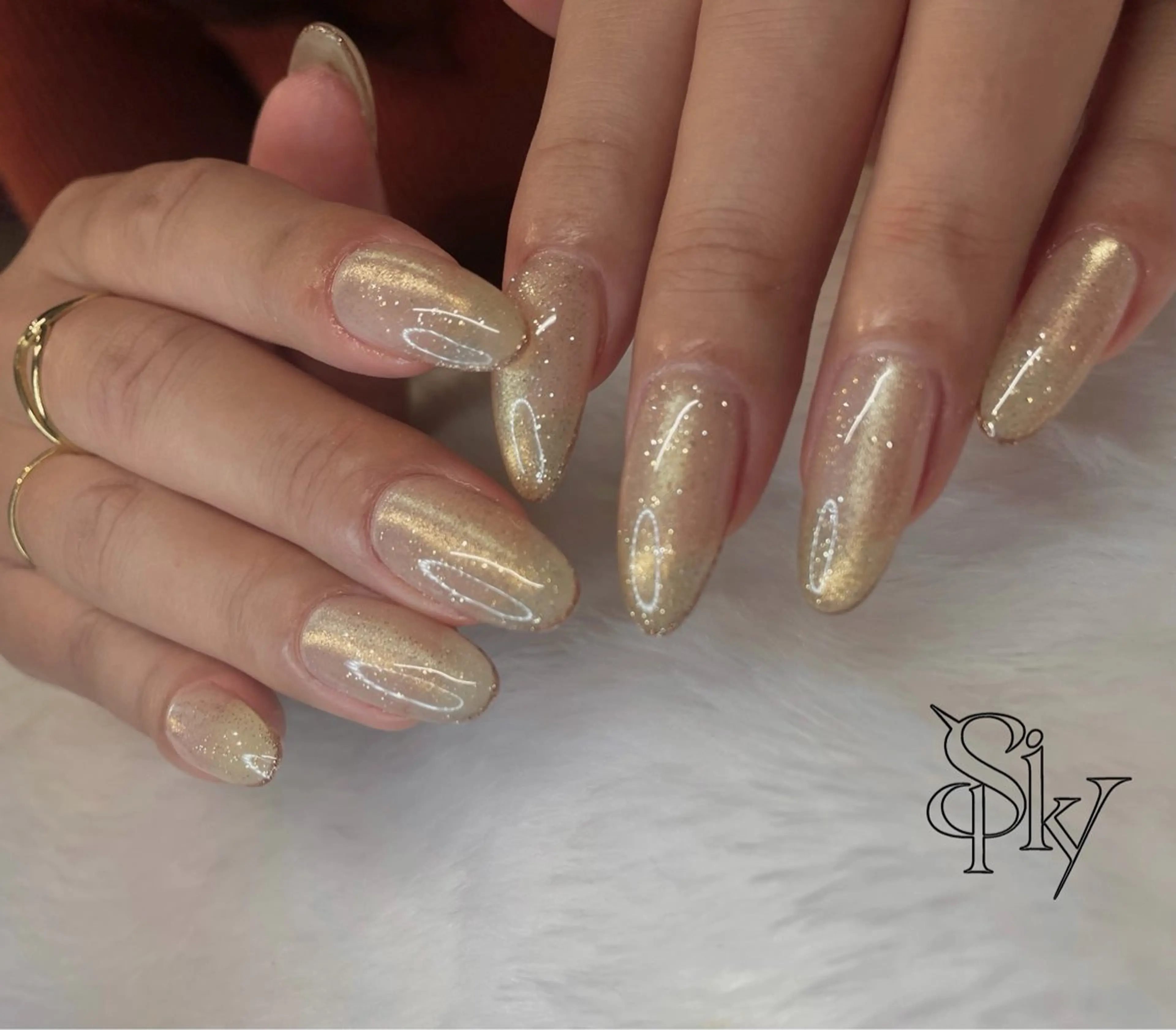 ネイル ハンドネイル Spiky とうげ ふうかのネイルデザイン