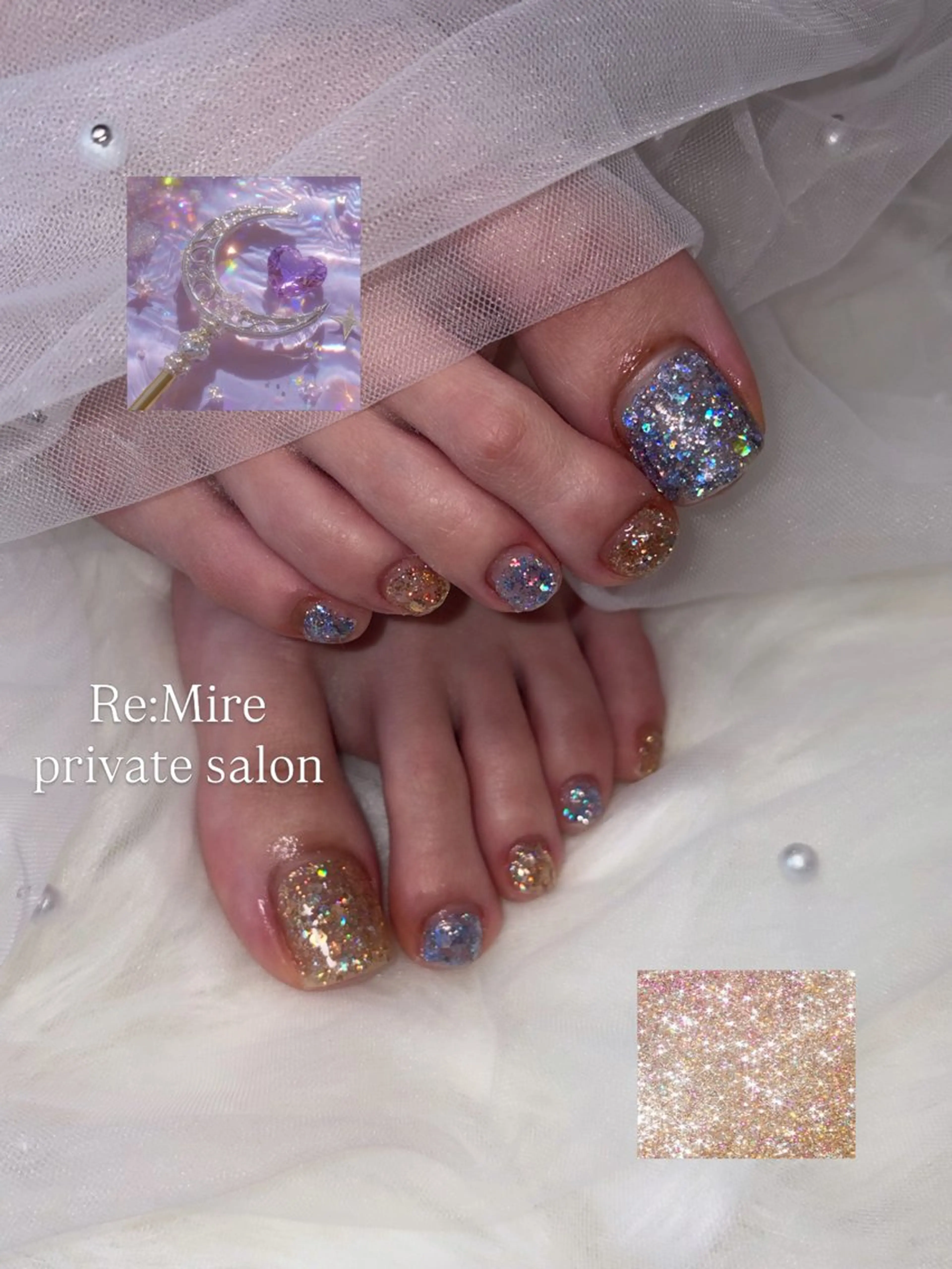 ネイル フットネイル Re: Mireのネイルデザイン