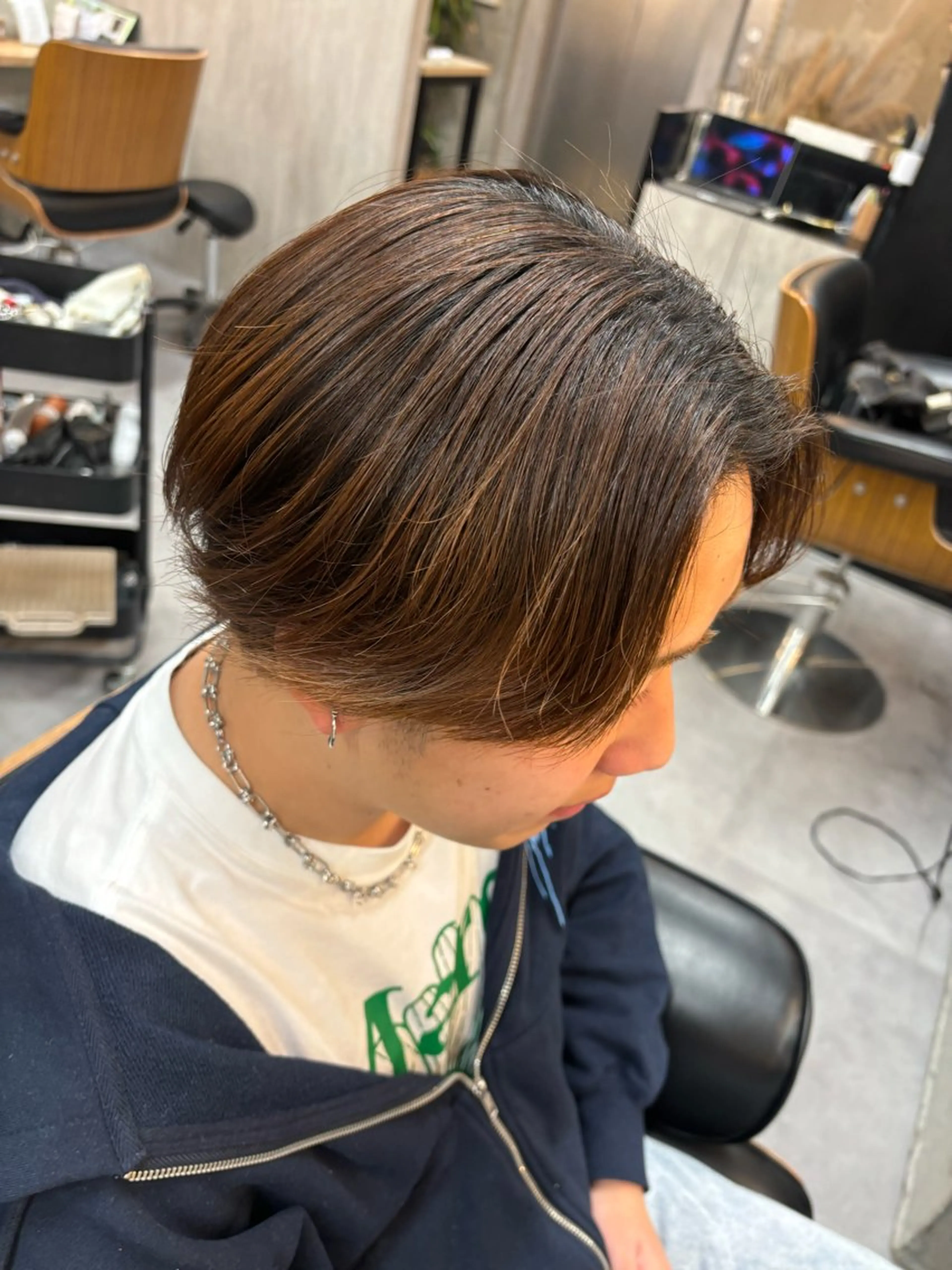 ショート カット 縮毛矯正 石井希武/学芸大学/ パーマ/縮毛矯正のヘアスタイル