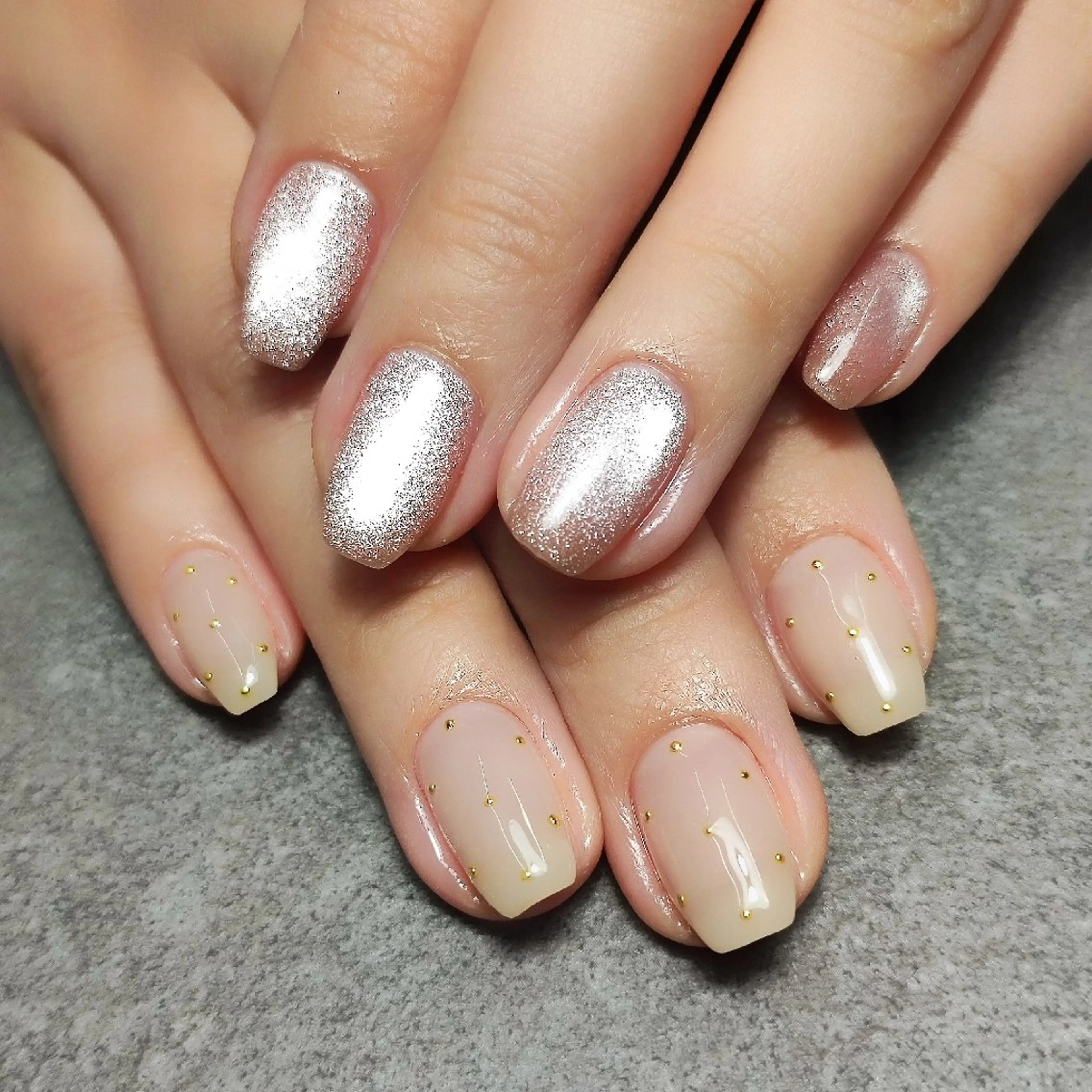 ネイル ドット マグネットネイル 個人サロン saltnailのネイルデザイン
