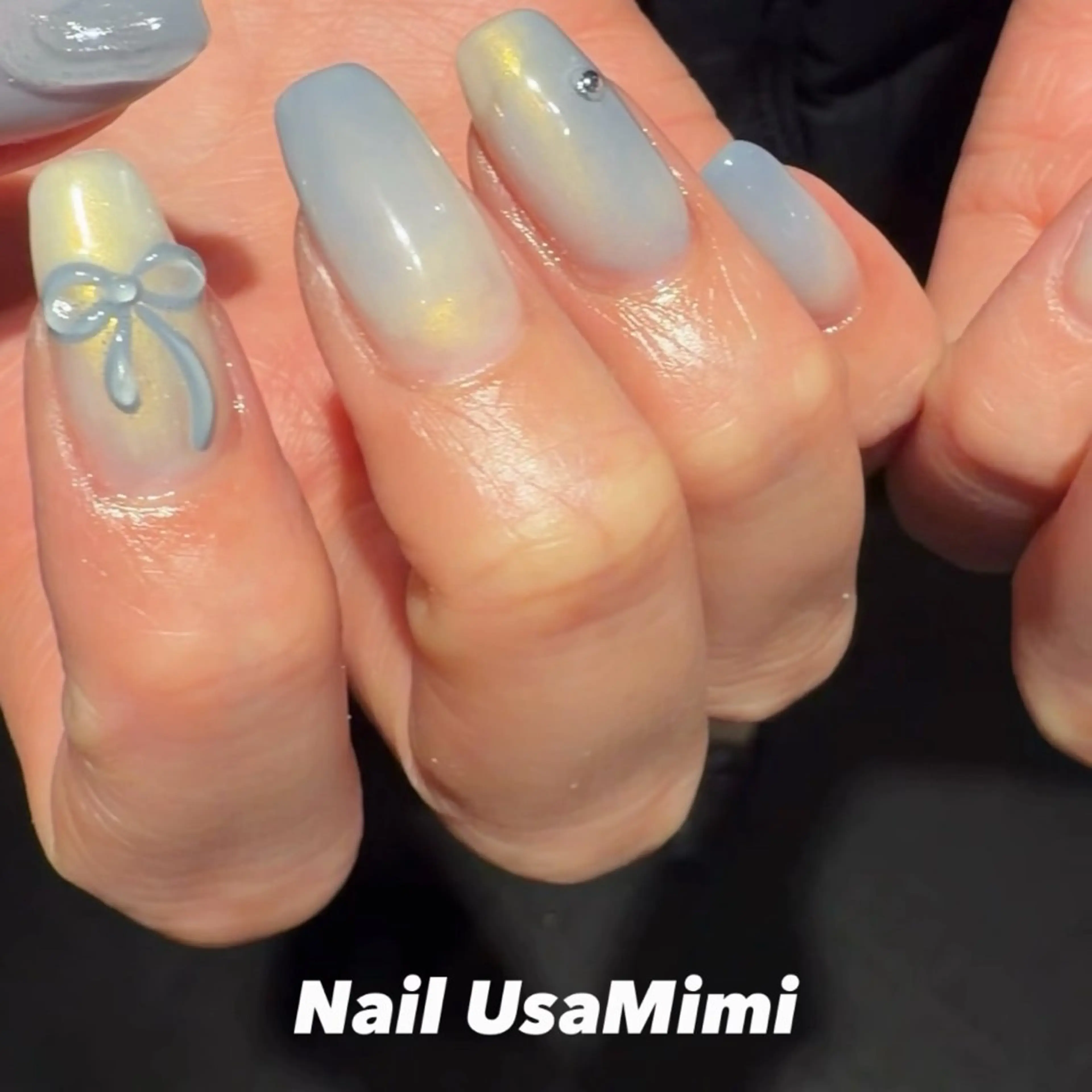 ミディアム ハンドネイル 本町Nail Usa Mimi  SAKIのネイルデザイン