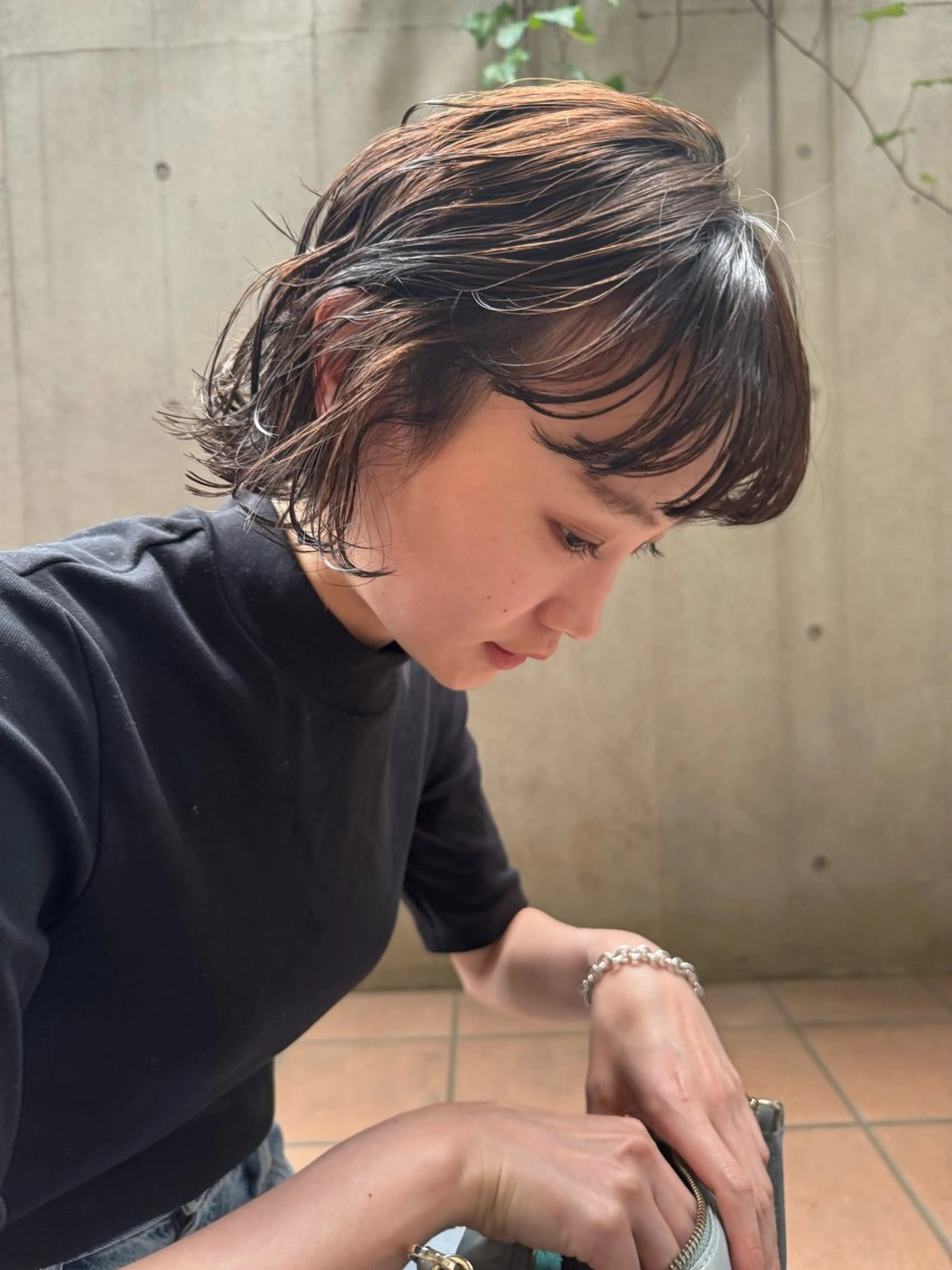 ショート パーマ カット パーマ トリートメント ボブ/ショート 吉田竣のヘアスタイル