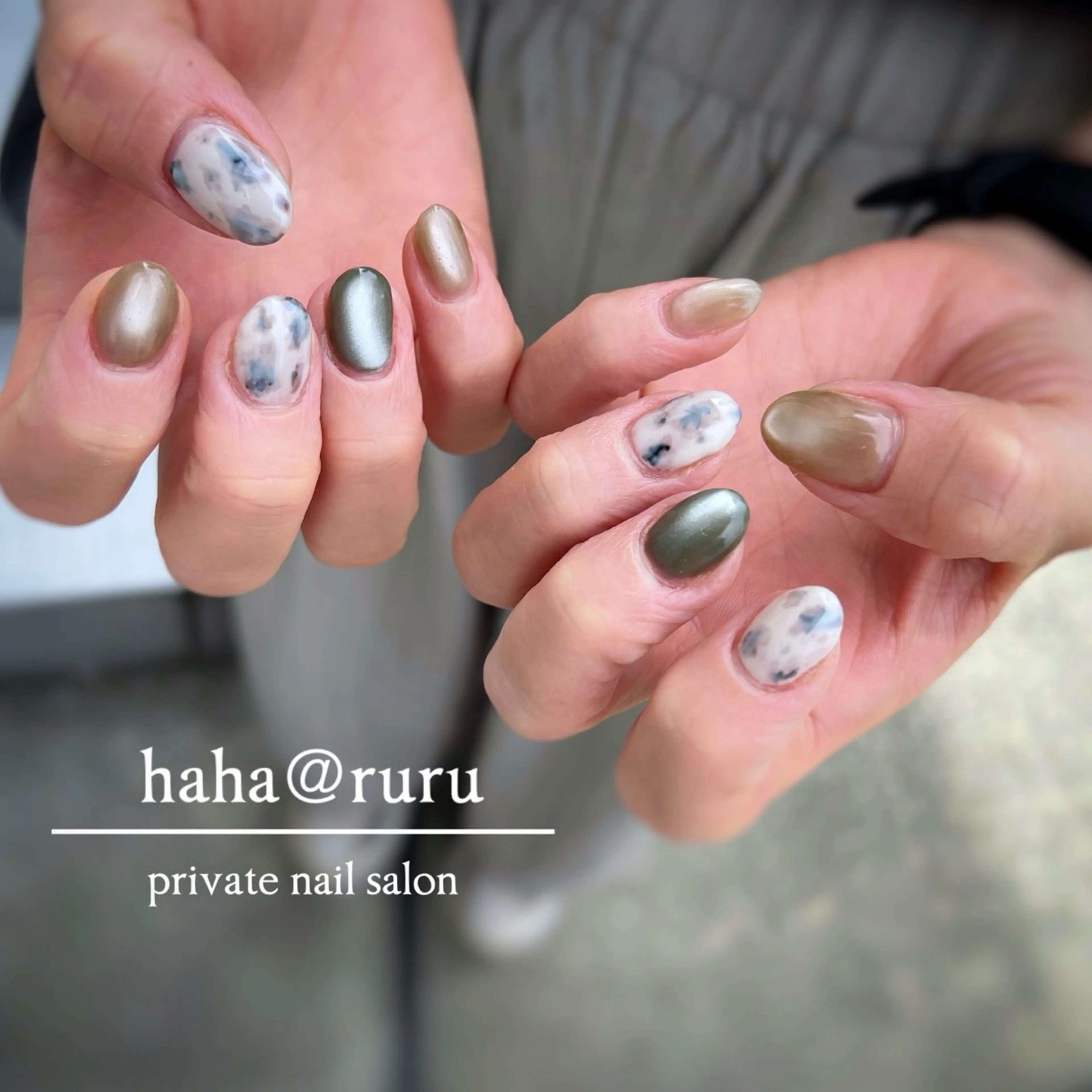 ネイル べっ甲ネイル haha@ ruruのネイルデザイン