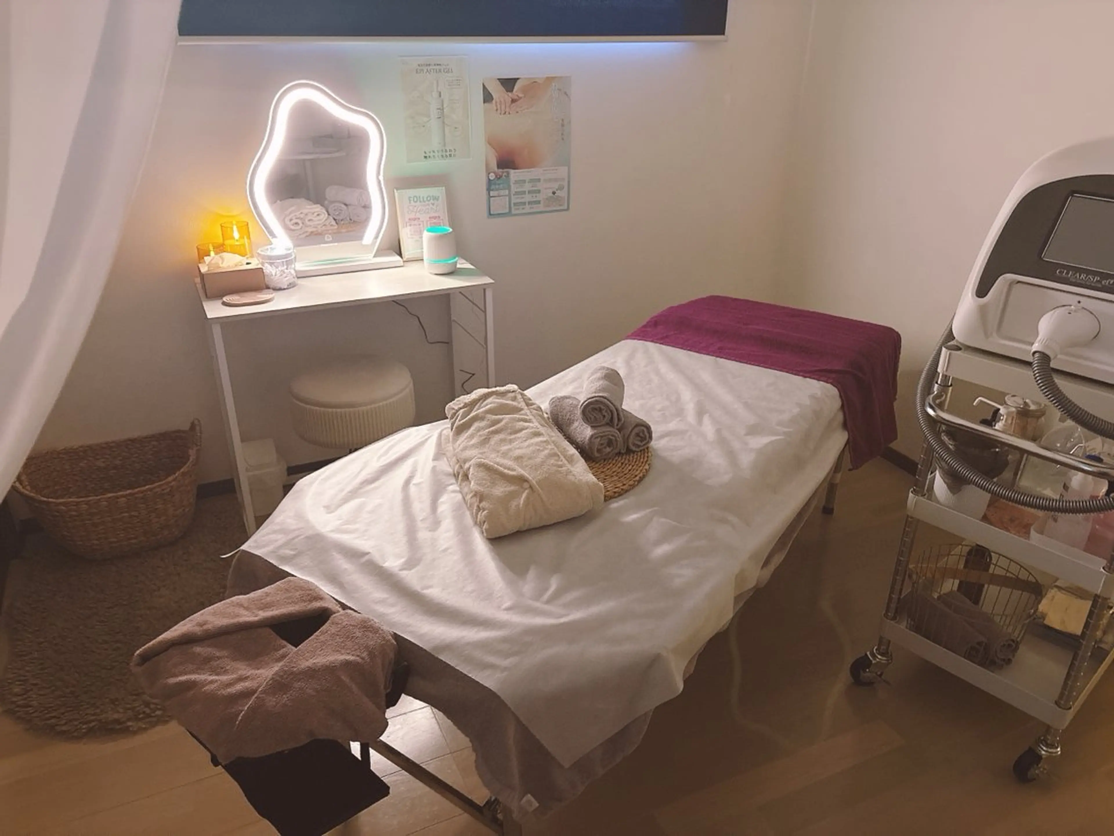 脱毛・光フェイシャル Saphirのエステ・リラクイメージ