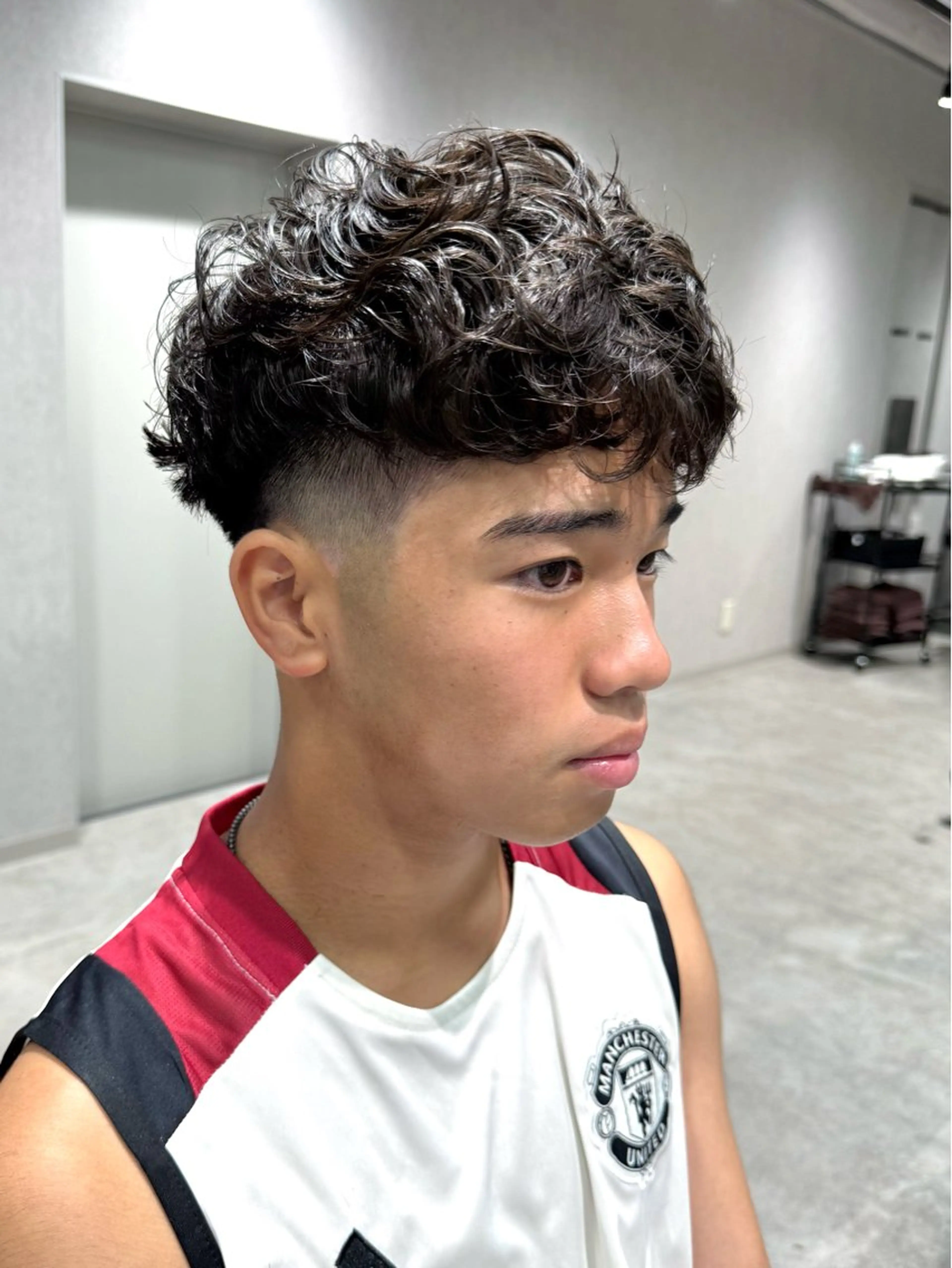 ショート パーマ カット パーマ メンズパーマ職人 パーマ🔥ritaのヘアスタイル